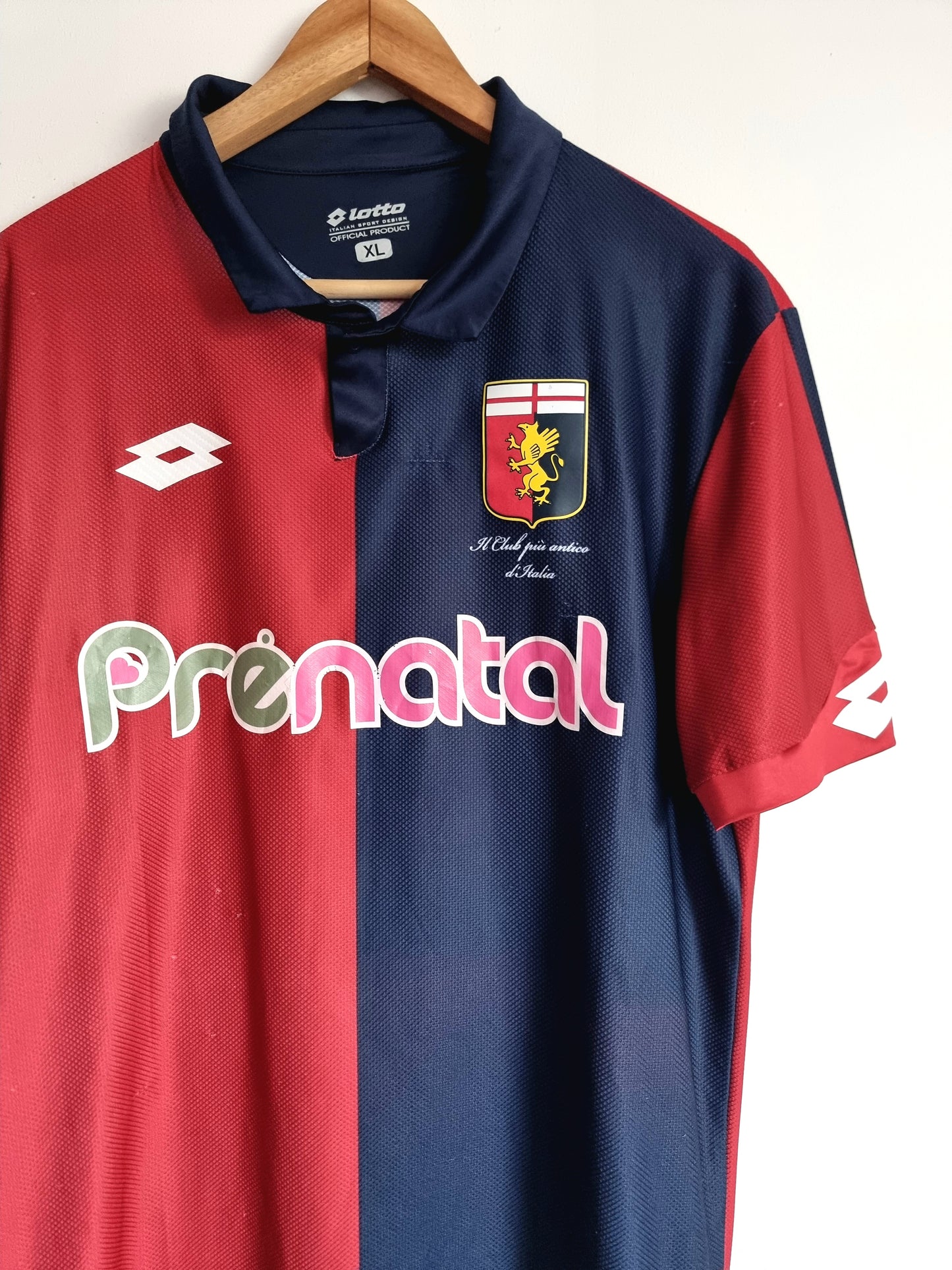 Lotto Genoa 16/17 'Pavoletti 19' Player Issue Home Shirt XL