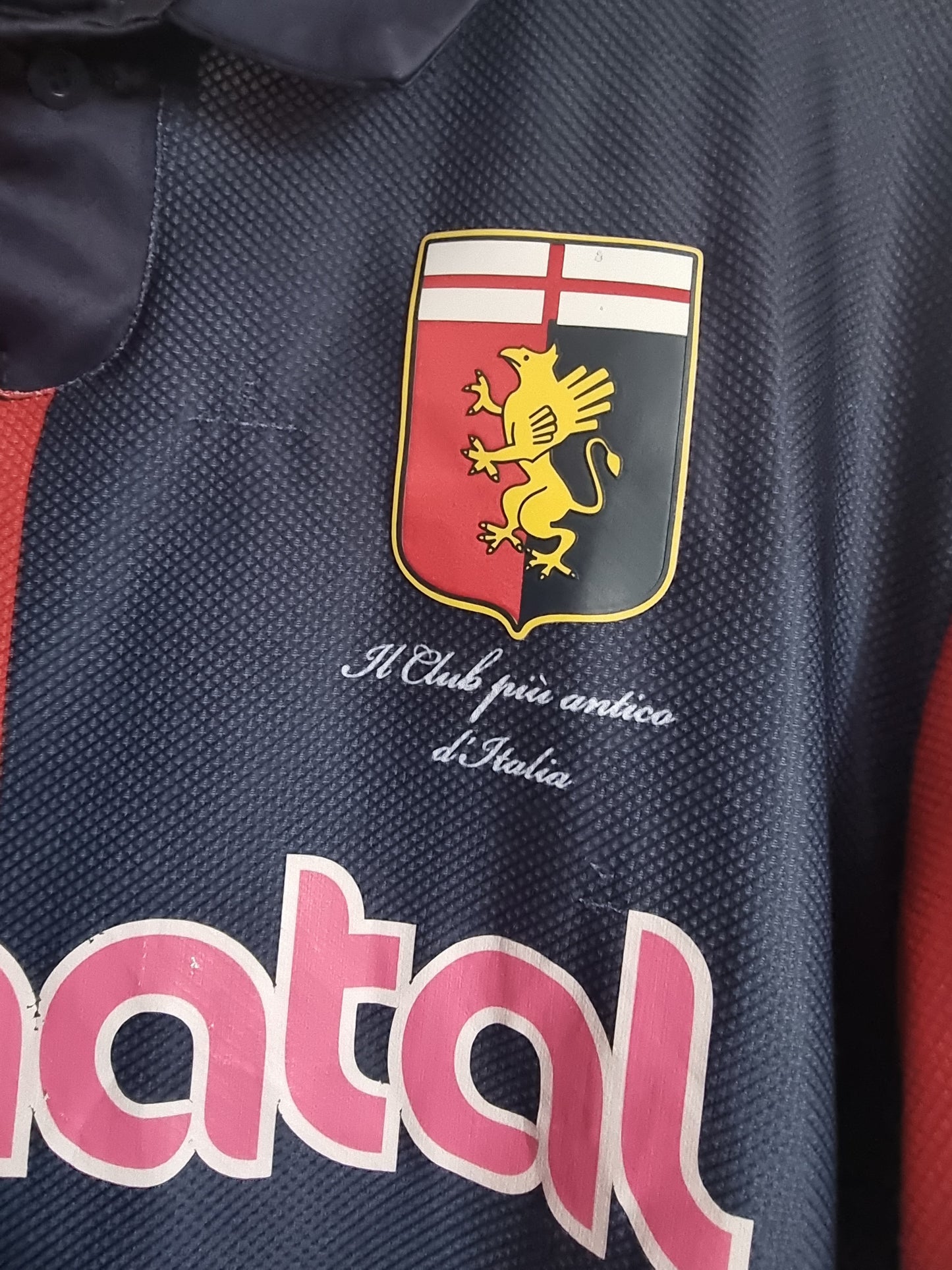 Lotto Genoa 16/17 'Pavoletti 19' Player Issue Home Shirt XL