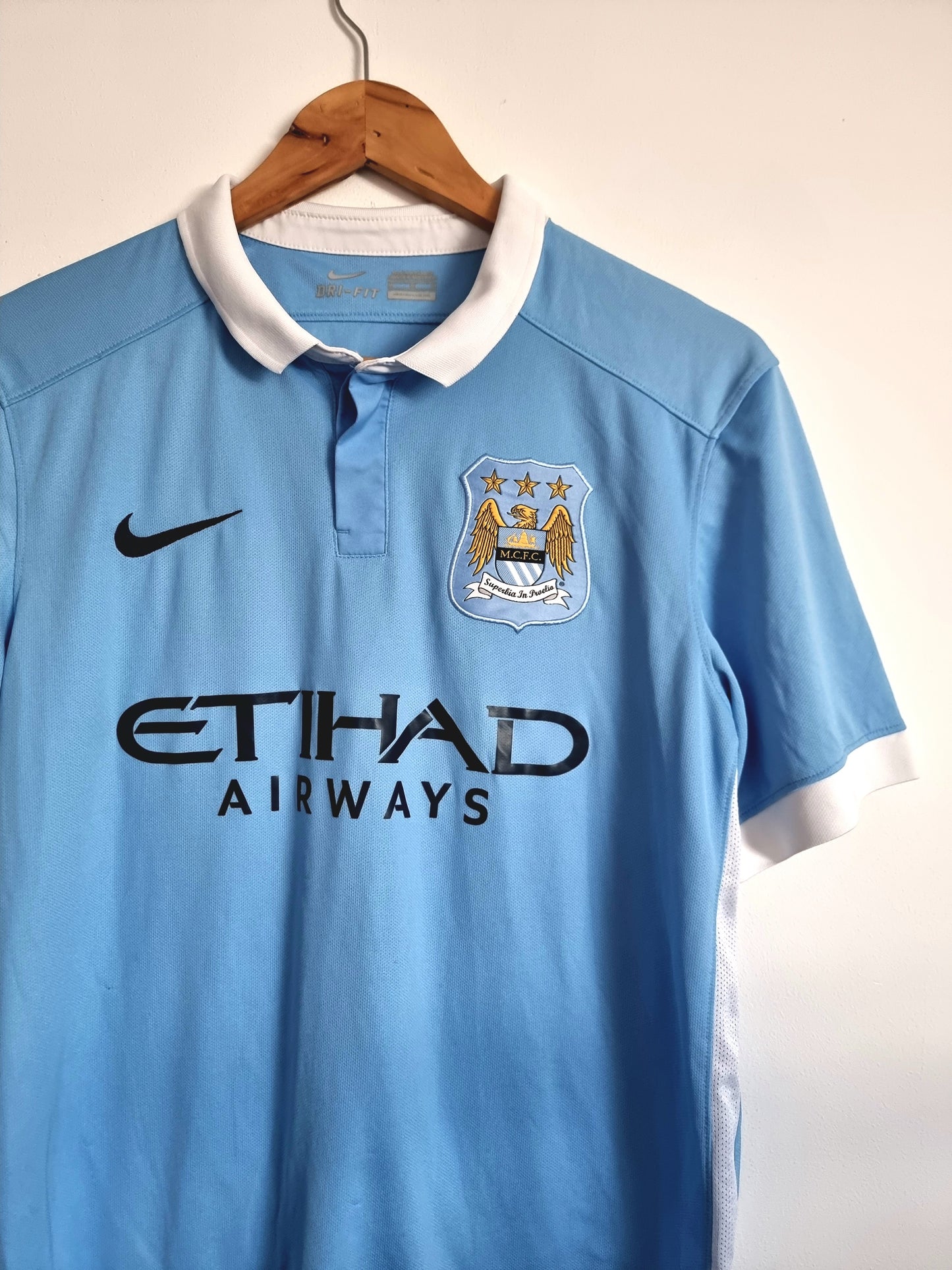 Nike Manchester City 15/16 Home Shirt Medium