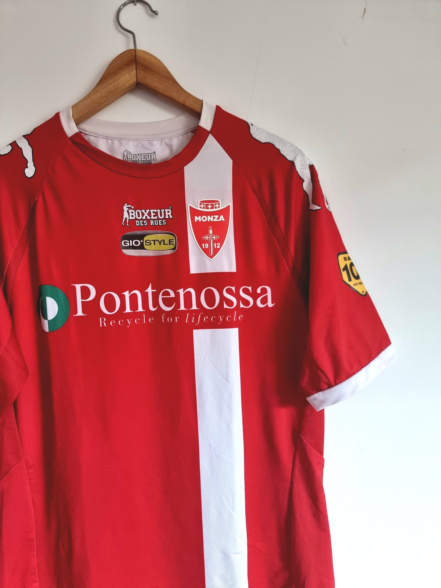 Boxeur Des Rues Monza 18/19 'D'Errico 10' Player Issue Home Shirt Large