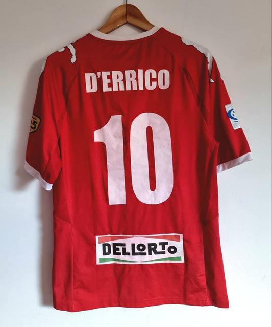 Boxeur Des Rues Monza 18/19 'D'Errico 10' Player Issue Home Shirt Large