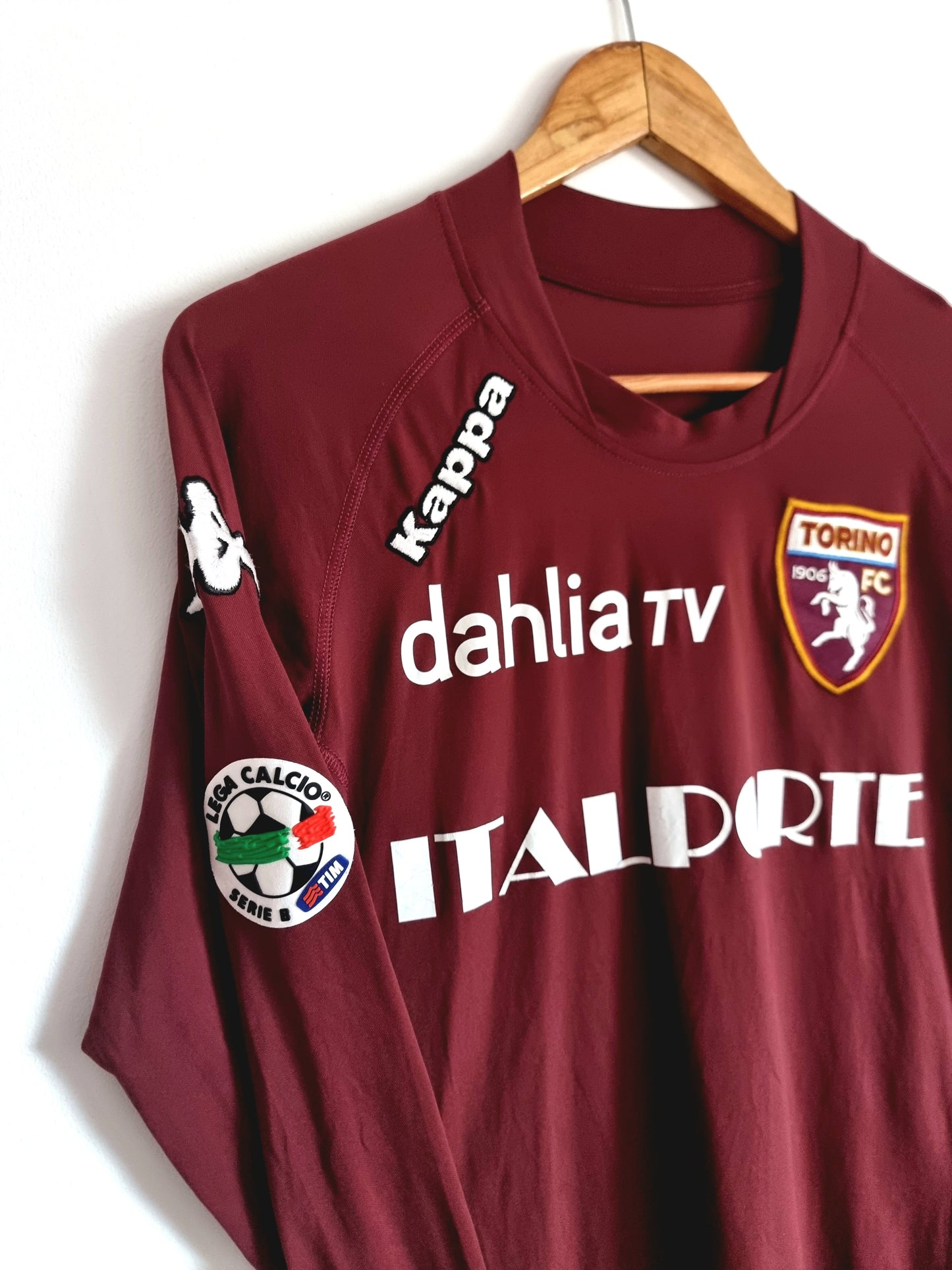 Kappa Torino 09/10 'Bianchi 9' Long Sleeve Player Issue Signed Home Shirt Large