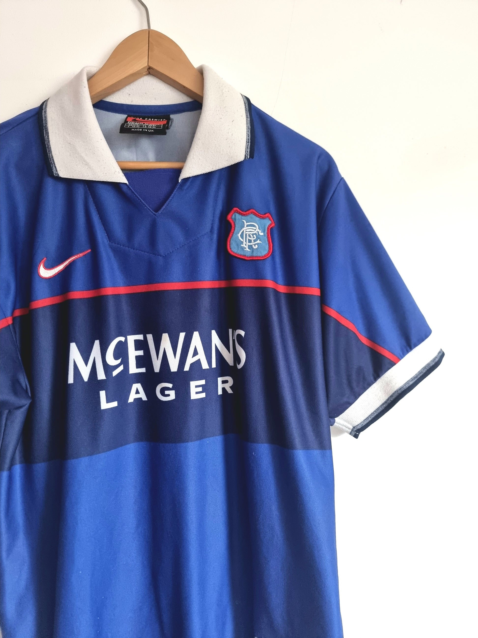 Nike Rangers 97/99 'Gascoigne 8' Home Shirt Medium – Granny's Football Store