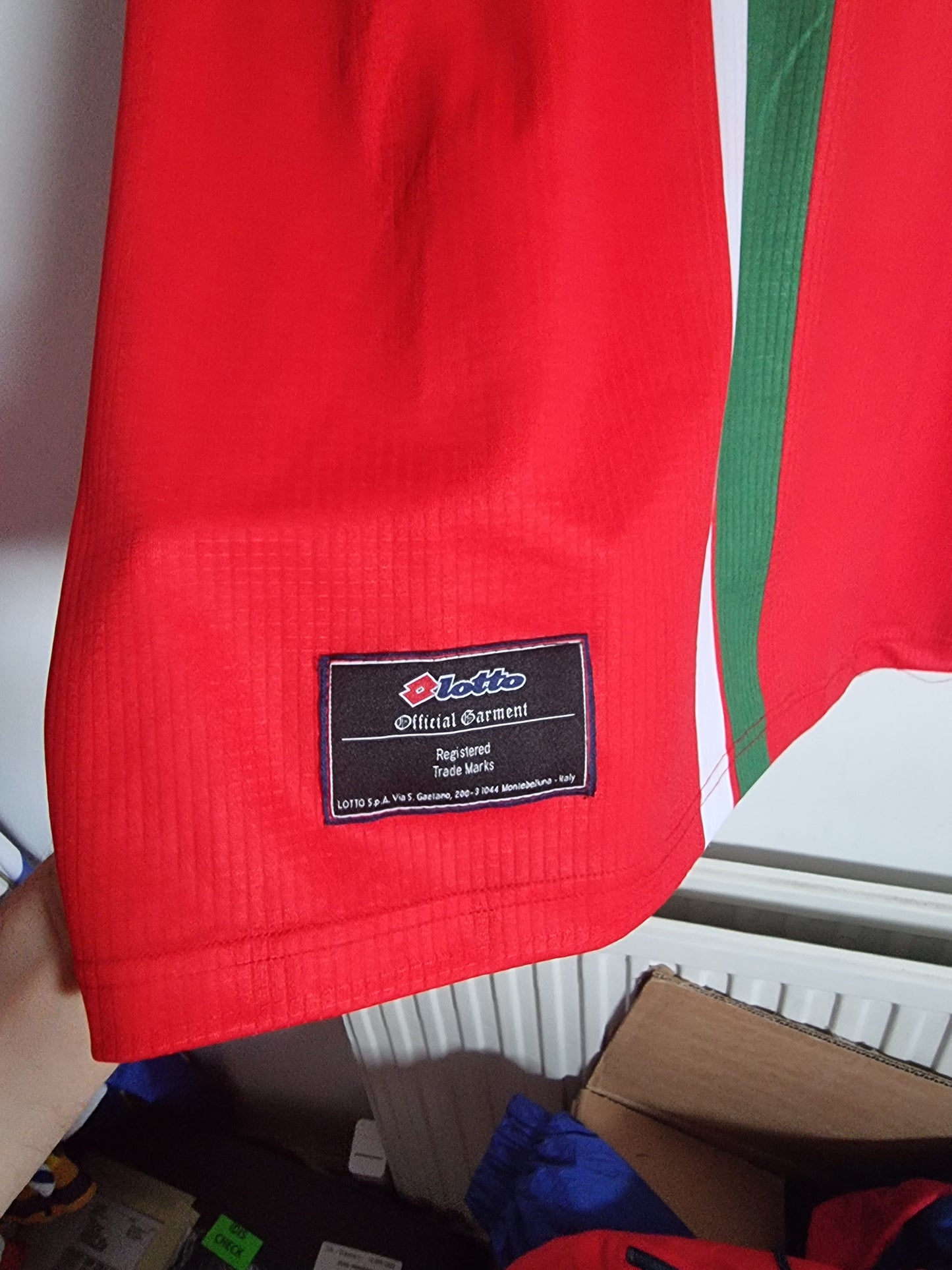 Lotto Wales 96/98 '11 (Giggs)' Home Shirt XL