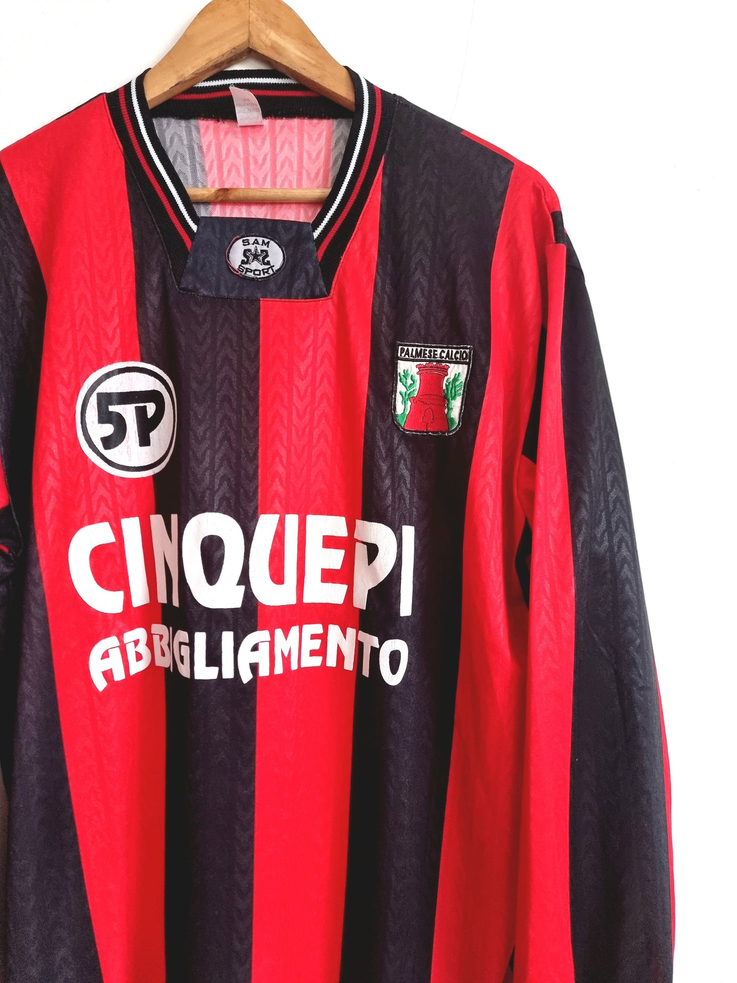 Sam Sport Palmese 00/01 Long Sleeve Match Issue Home Shirt XL