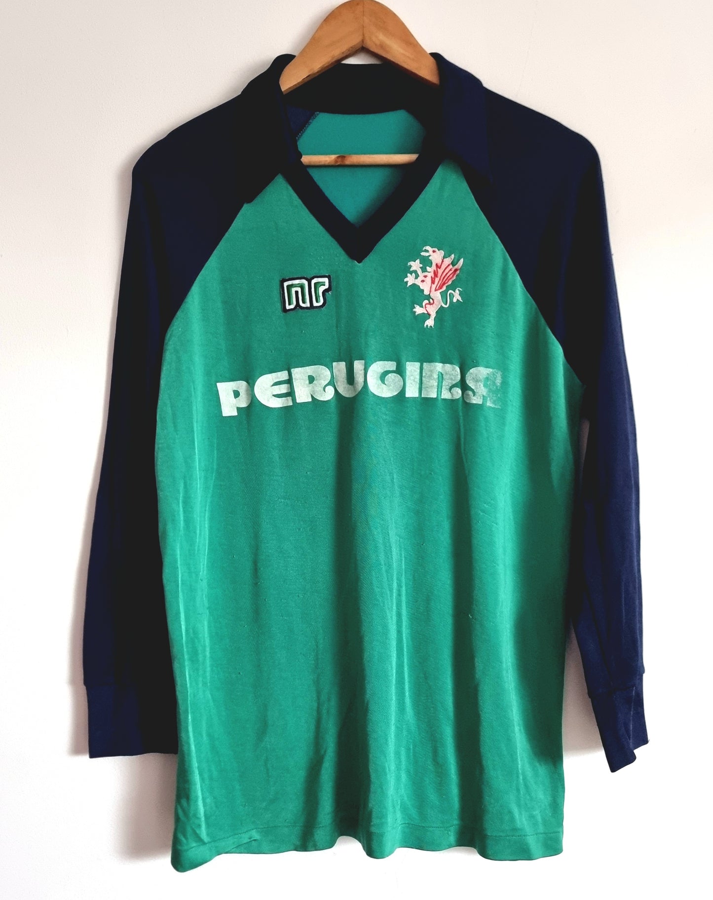 Ennerre Perugia 83/84 Long Sleeve Match Issue Goalkeeper Shirt Large