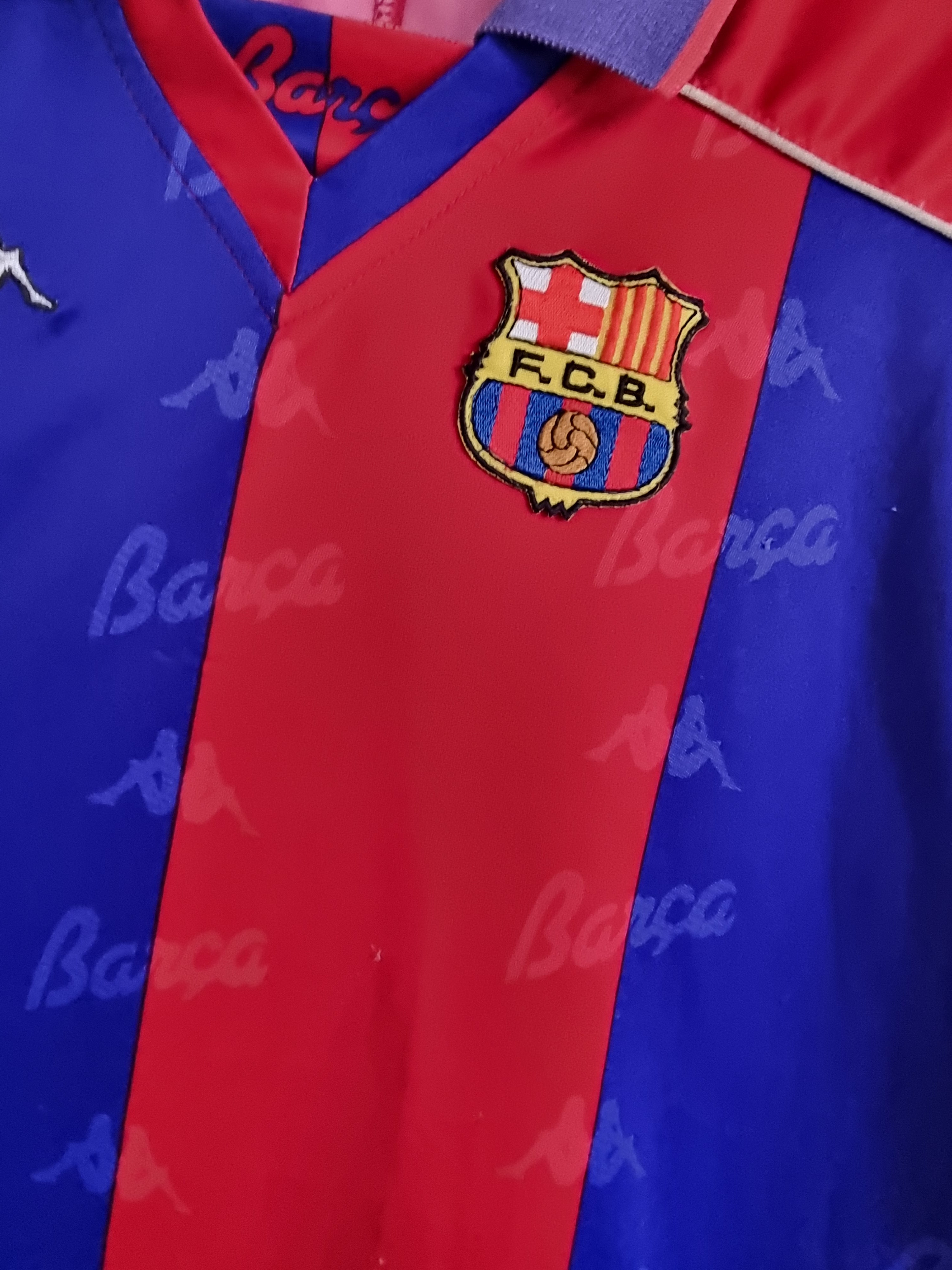 Kappa Barcelona 92/95 Home Shirt XL – Granny's Football Store