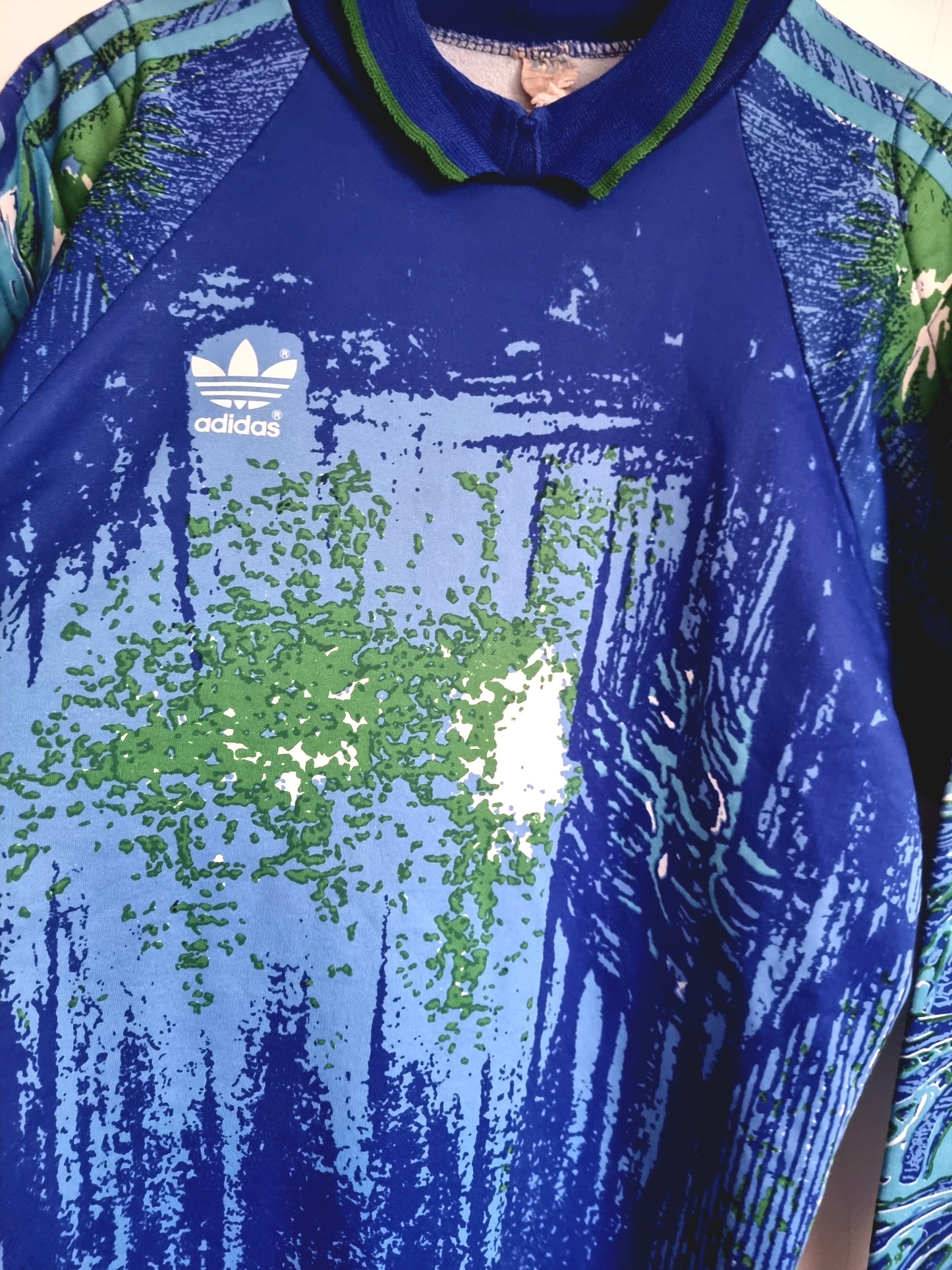 Adidas 92/94 Vintage Long Sleeve Goalkeeper Template Shirt Medium