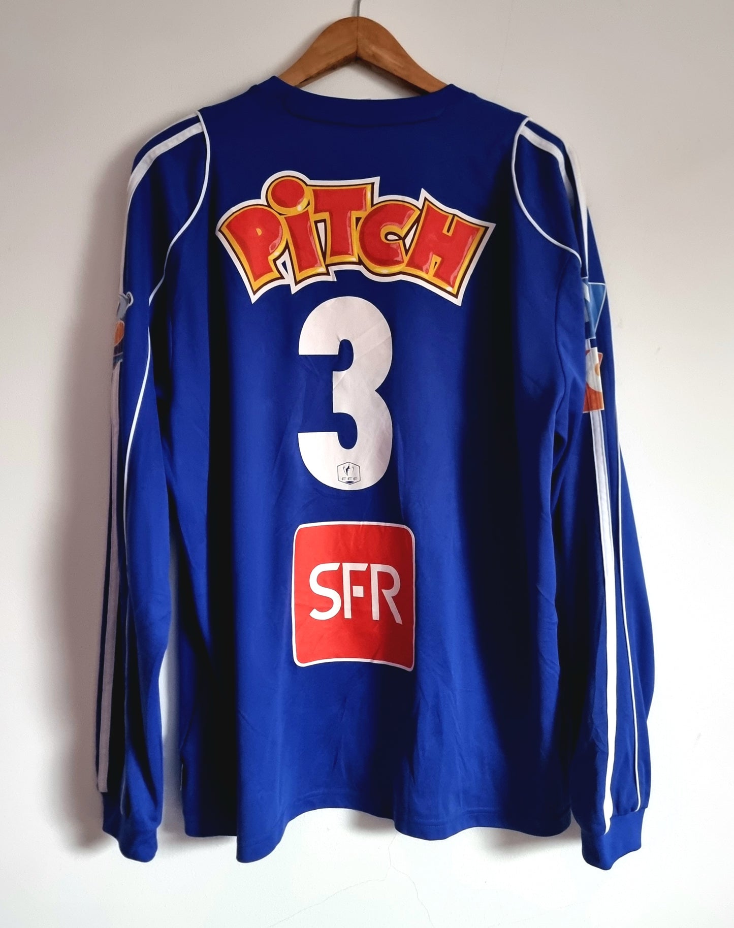 Adidas Coupe De France 07/08 Player Issue Long Sleeve Shirt XL