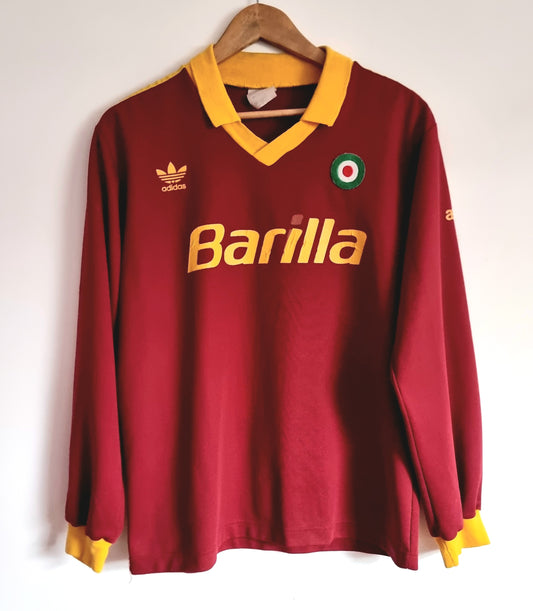 Adidas Roma 91/92 Long Sleeve Home Shirt Medium