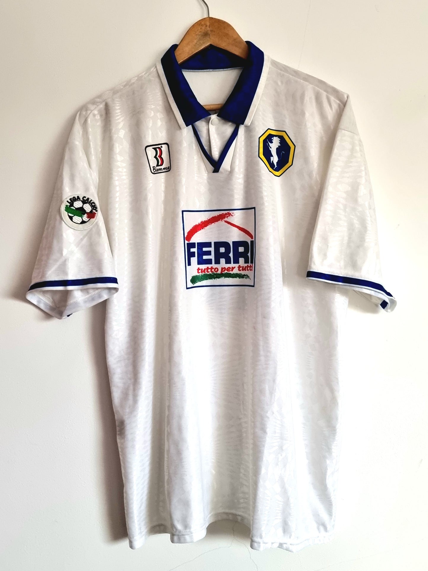 Biemme Fidelis Andria 98/99 'Fasce 3' Player Issue Home Shirt XL