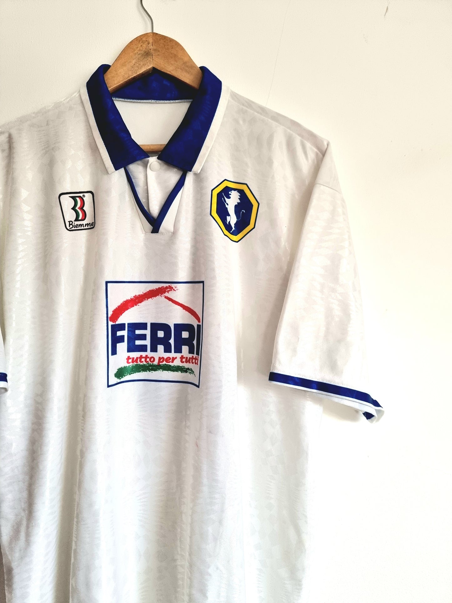 Biemme Fidelis Andria 98/99 'Fasce 3' Player Issue Home Shirt XL