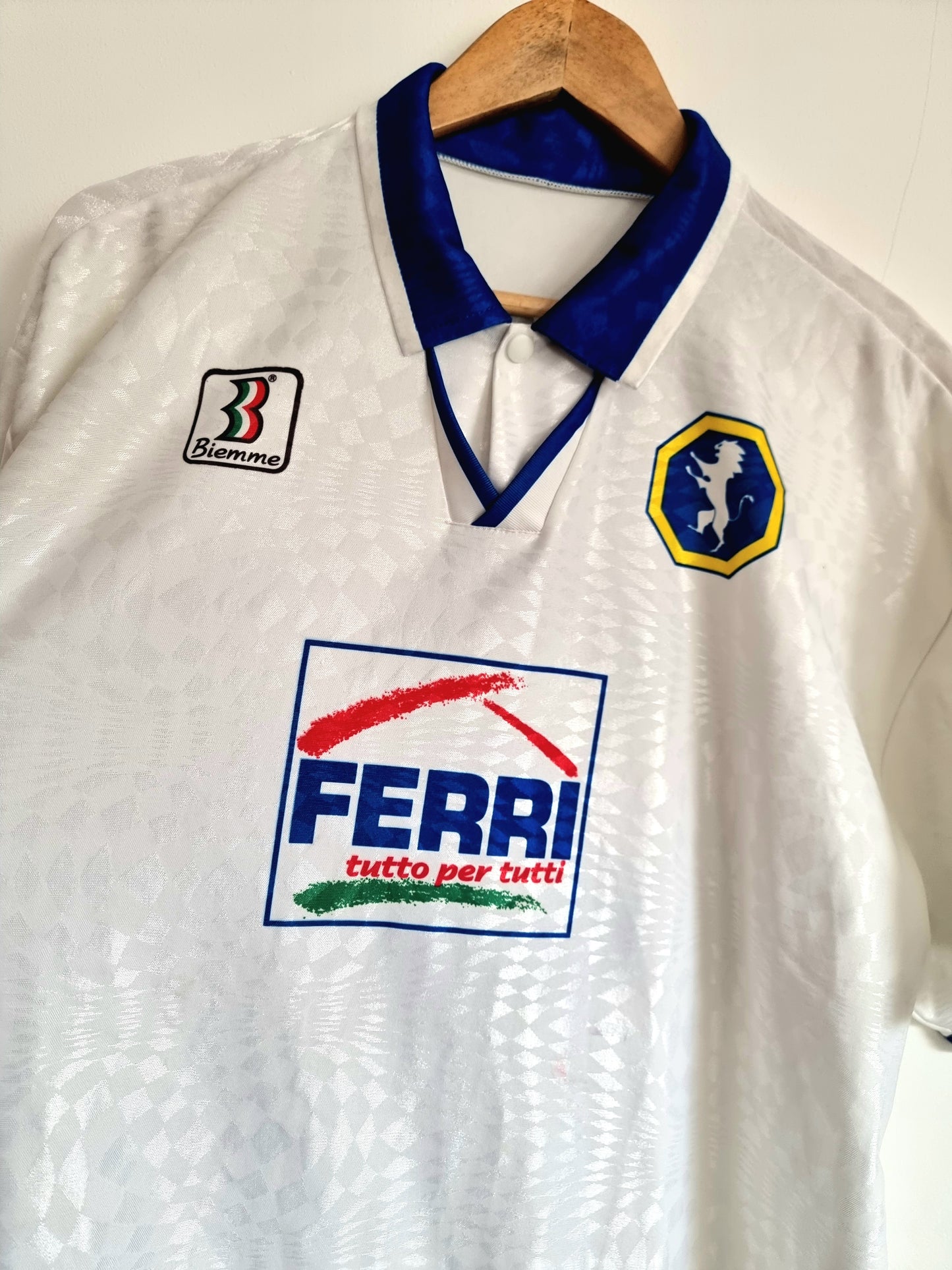 Biemme Fidelis Andria 98/99 'Fasce 3' Player Issue Home Shirt XL