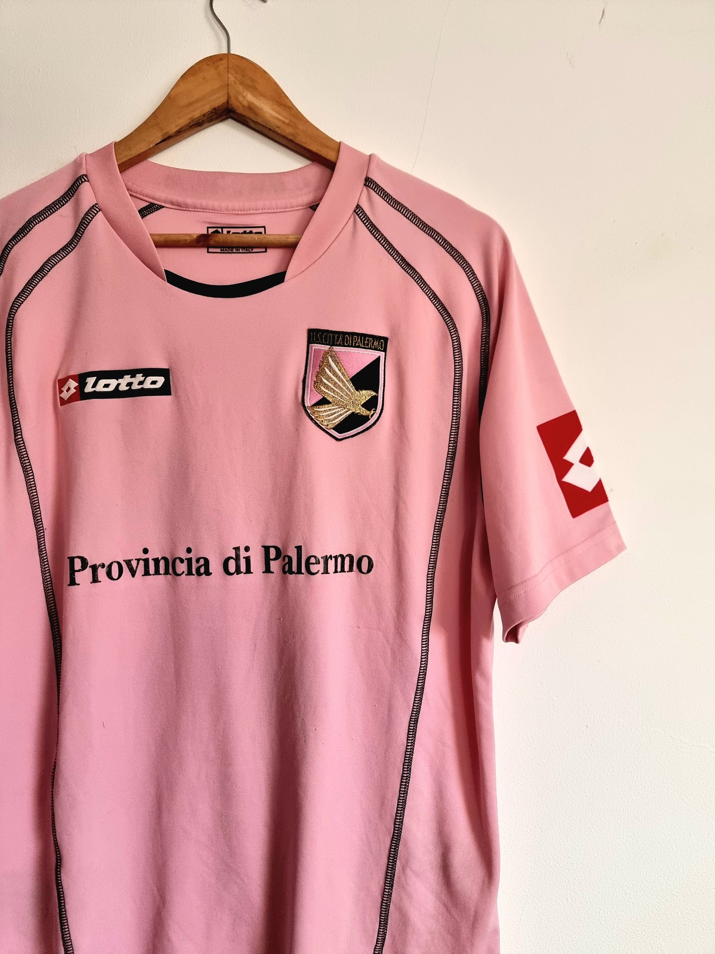 Lotto Palermo 05/06 'Andujar 24' Player Issue Home / Goalkeeper Shirt XXL