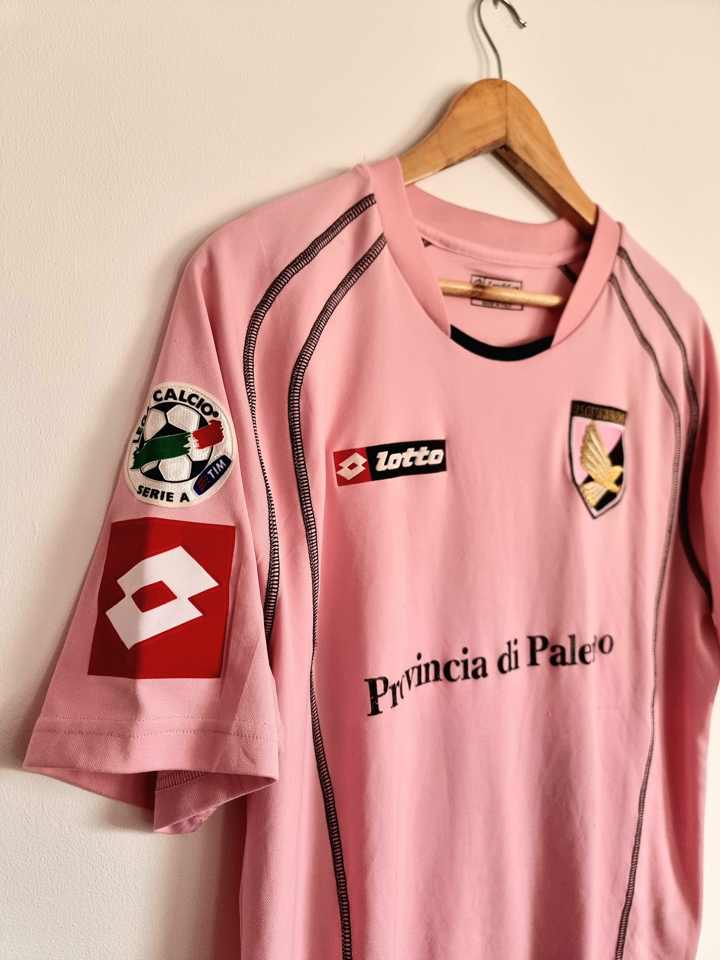 Lotto Palermo 05/06 'Andujar 24' Player Issue Home / Goalkeeper Shirt XXL