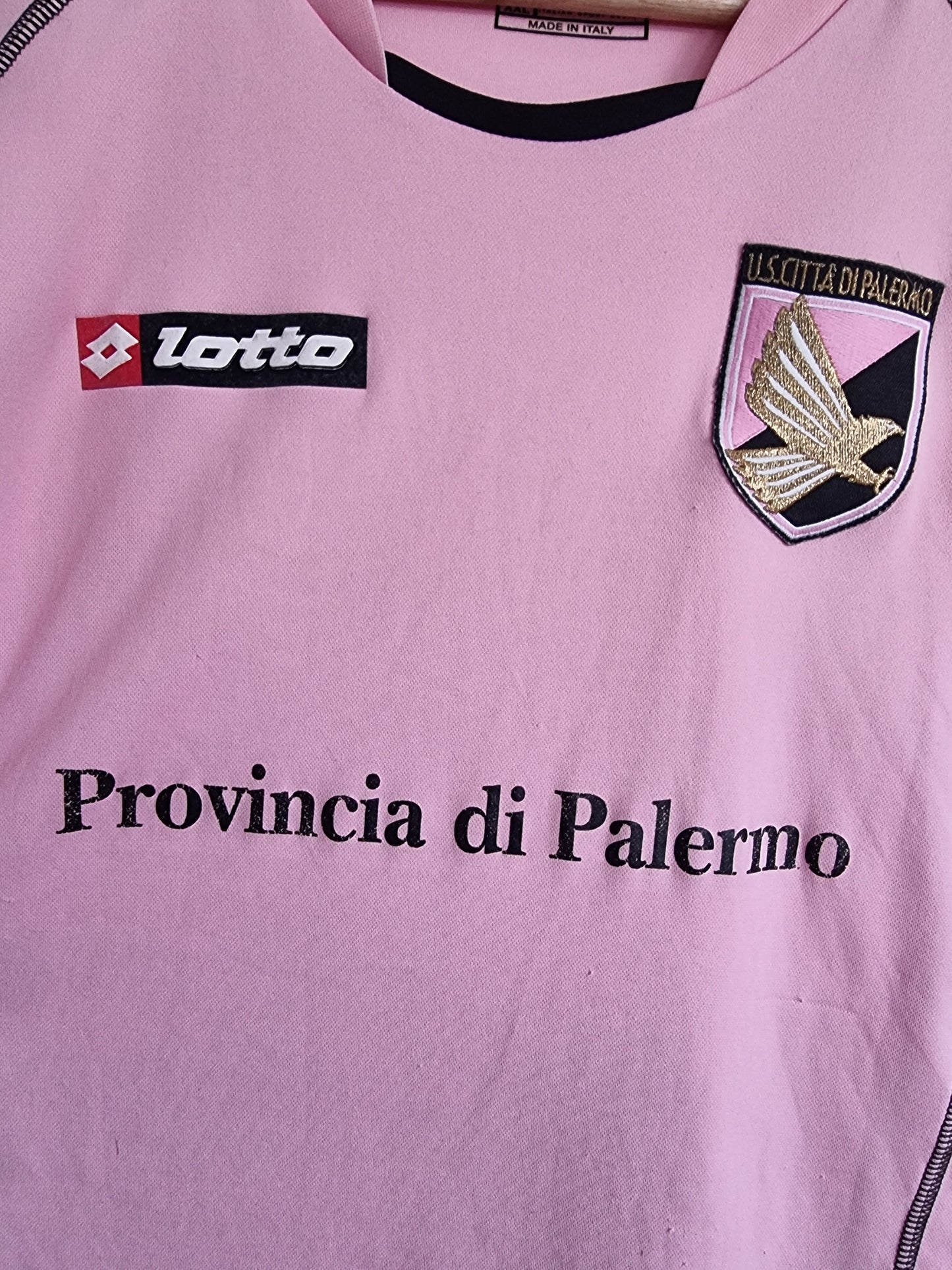 Lotto Palermo 05/06 'Andujar 24' Player Issue Home / Goalkeeper Shirt XXL