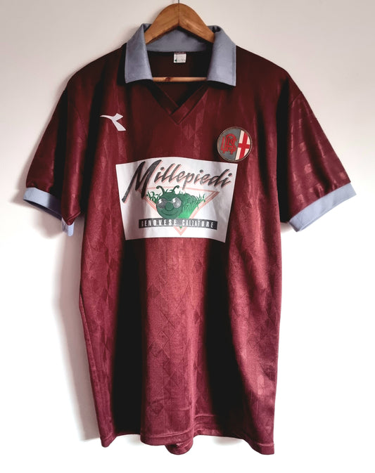 Diadora US Allessandria 89/90 Match Issue Away Shirt XL