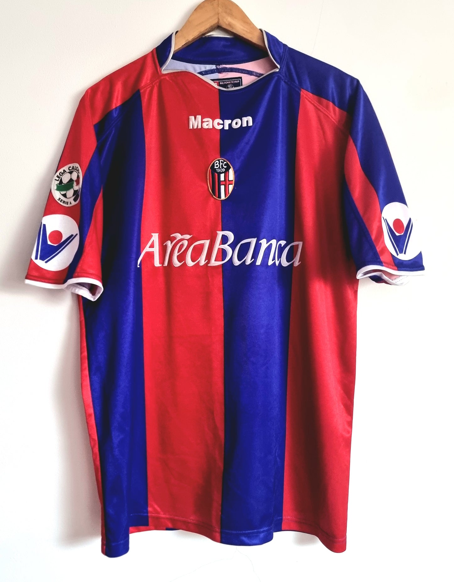 Macron Bologna 03/04 'Signori 10' Home Shirt Medium