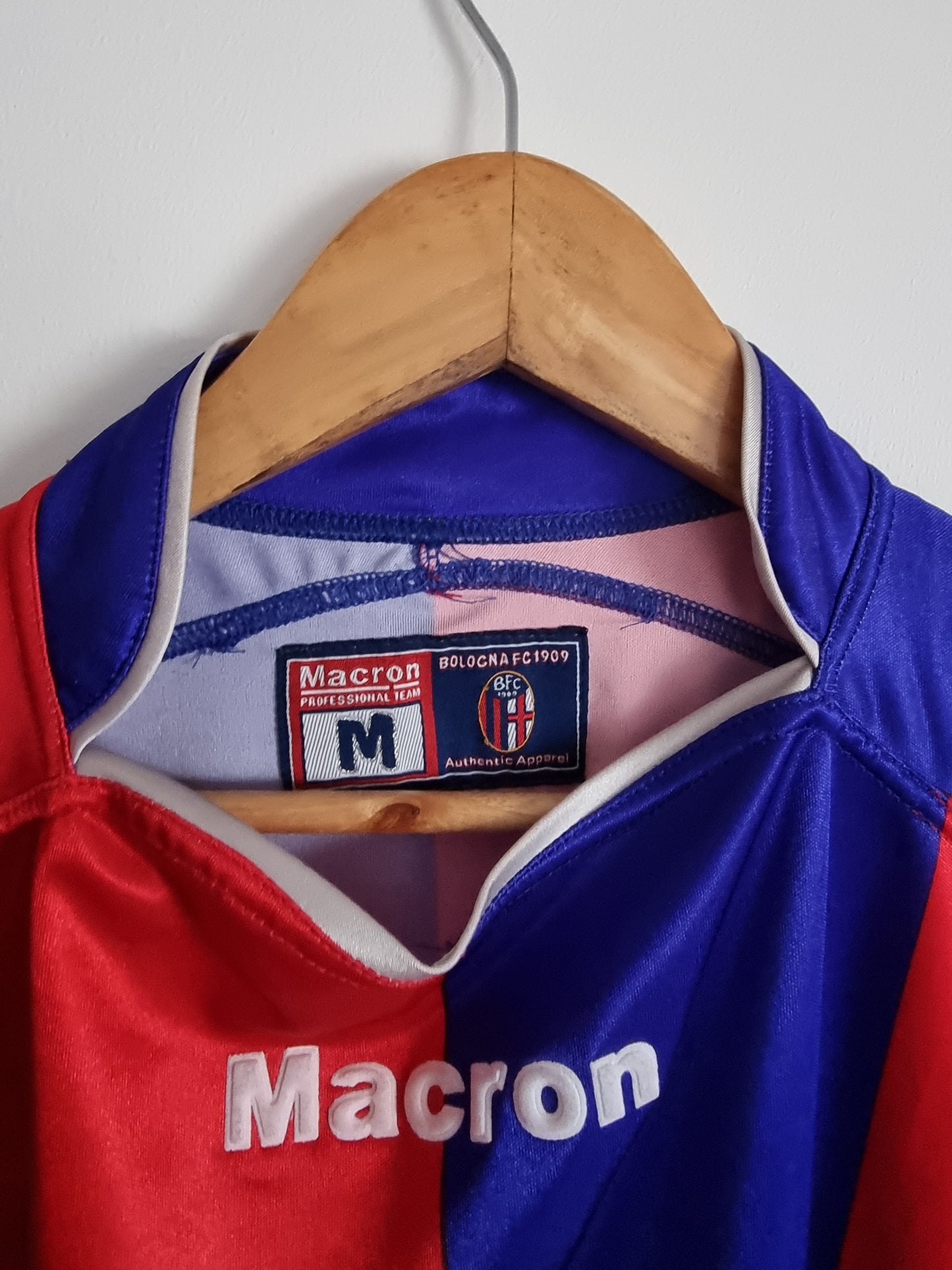 Macron Bologna 03/04 'Signori 10' Home Shirt Medium