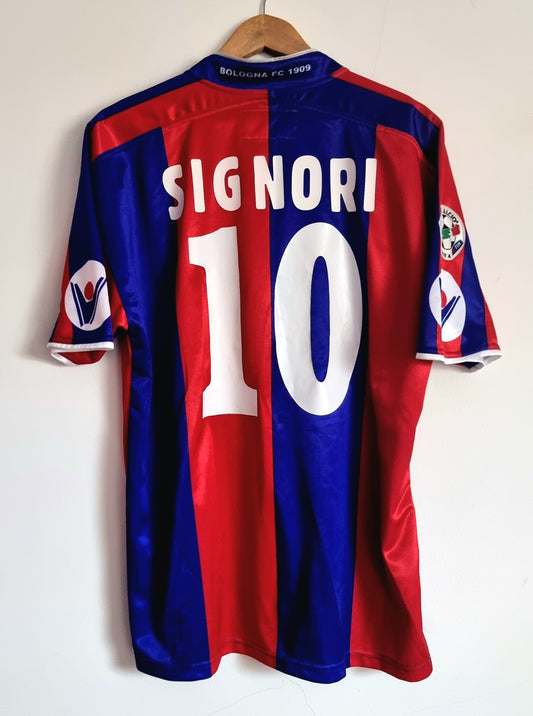 Macron Bologna 03/04 'Signori 10' Home Shirt Medium