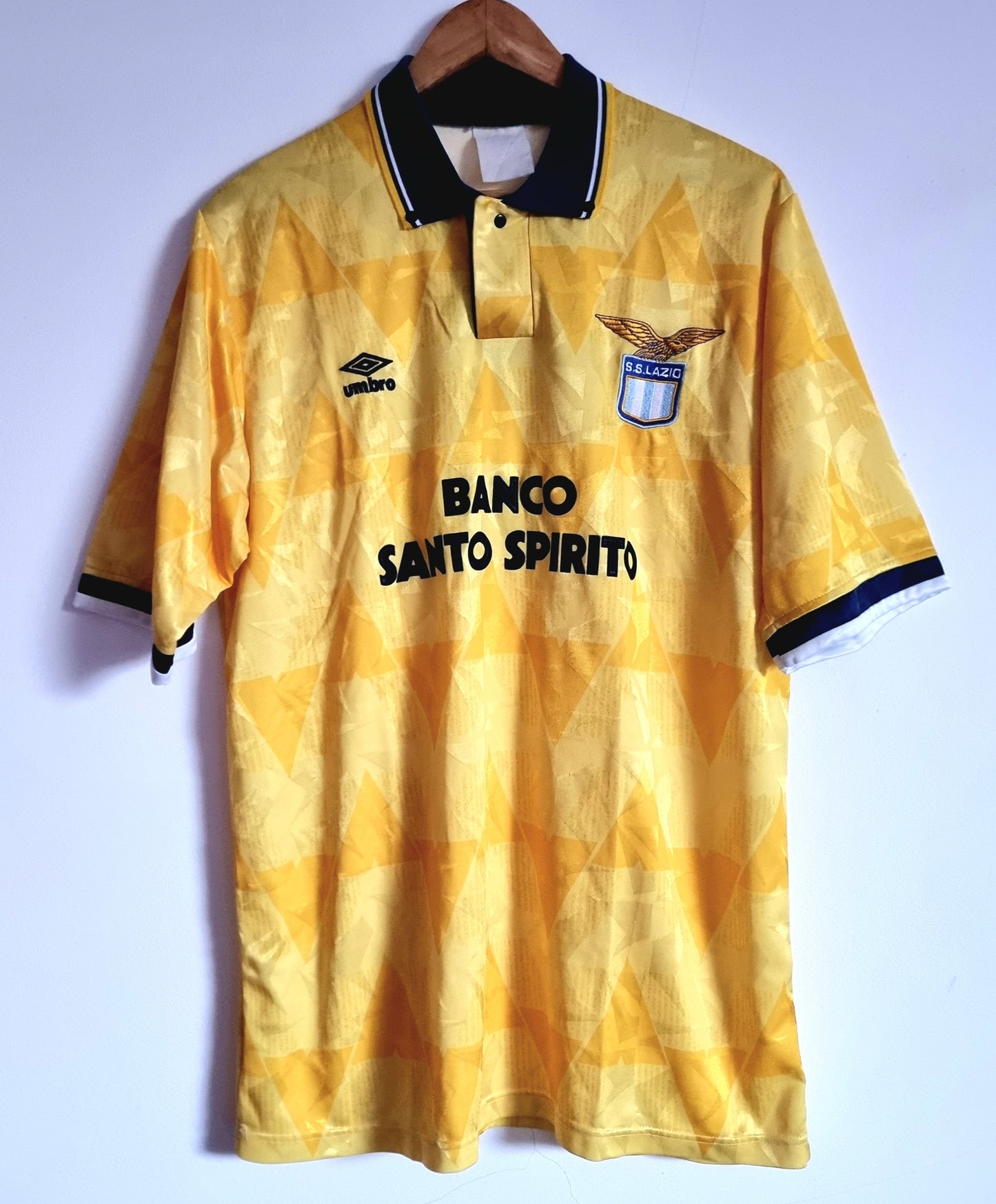 Umbro Lazio 91/92 '5 (Gregucci)' Match Issue Away Shirt XL