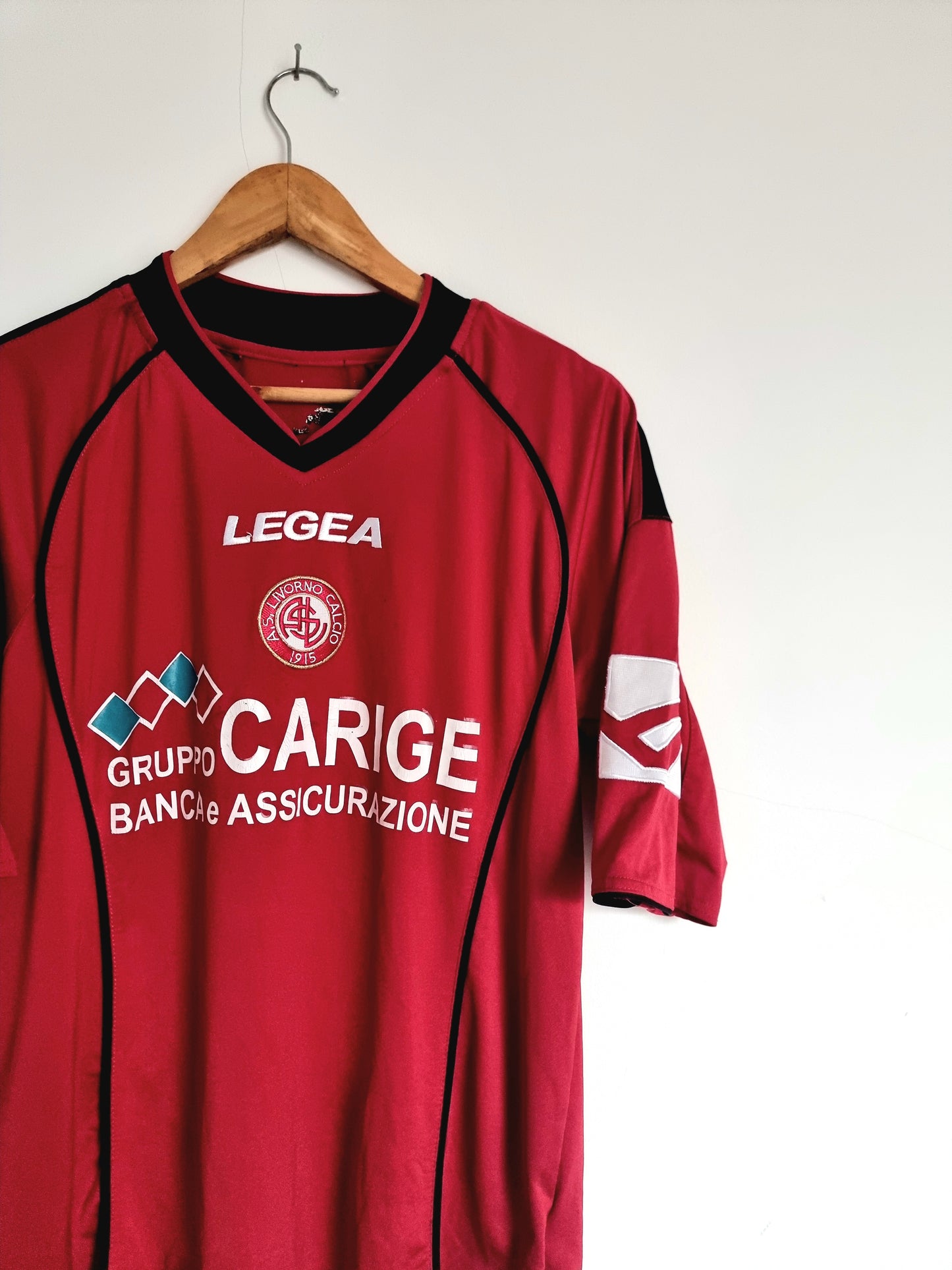 Legea Livorno 07/08 'De Vezze 11' Match Issue Home Shirt Large