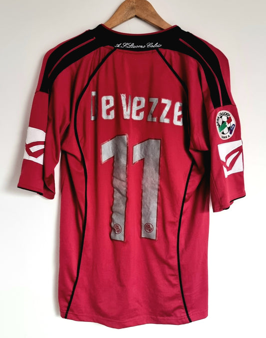 Legea Livorno 07/08 'De Vezze 11' Match Issue Home Shirt Large