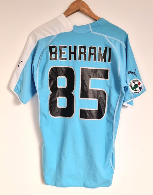 Puma Lazio 05/06 'Behrami 85' Match Issue Home Shirt Large