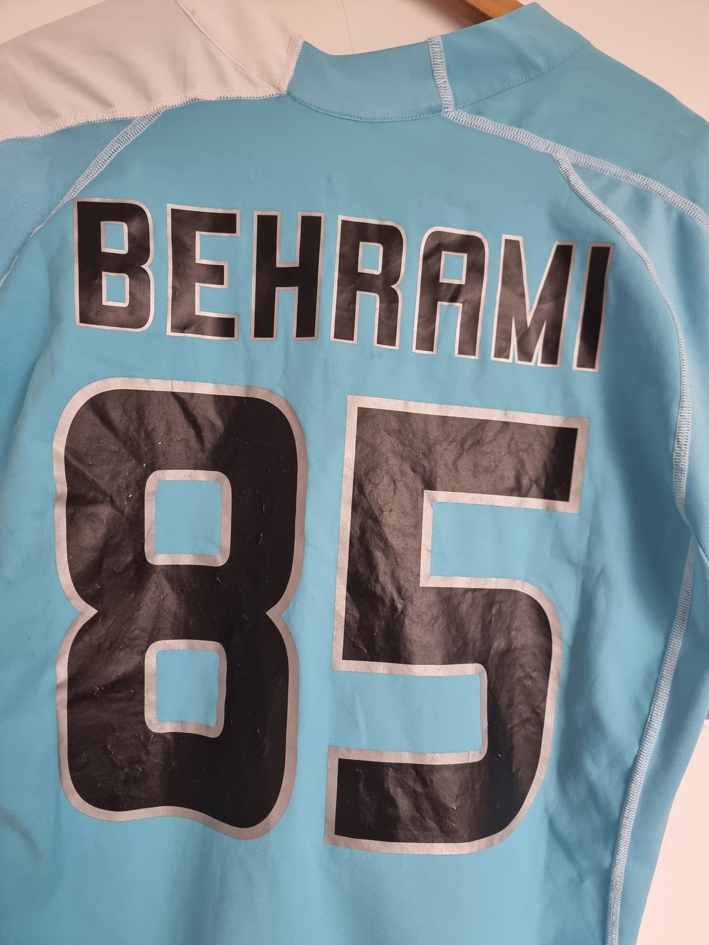 Puma Lazio 05/06 'Behrami 85' Match Issue Home Shirt Large