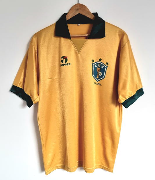 Topper Brazil 89/91 Home Shirt Large