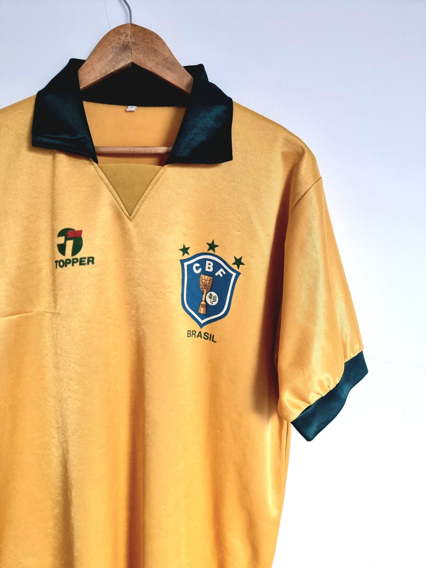 Topper Brazil 89/91 Home Shirt Large