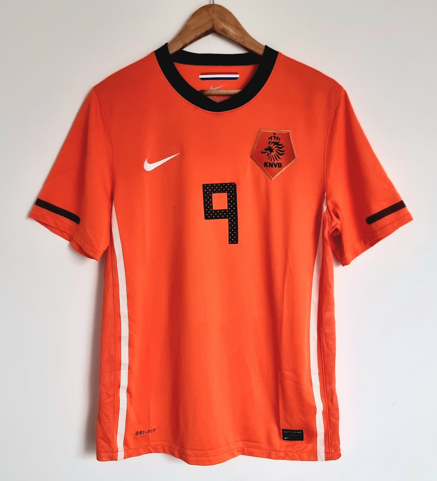 Nike Holland 10/11 'V.Persie 9' Home Shirt Medium