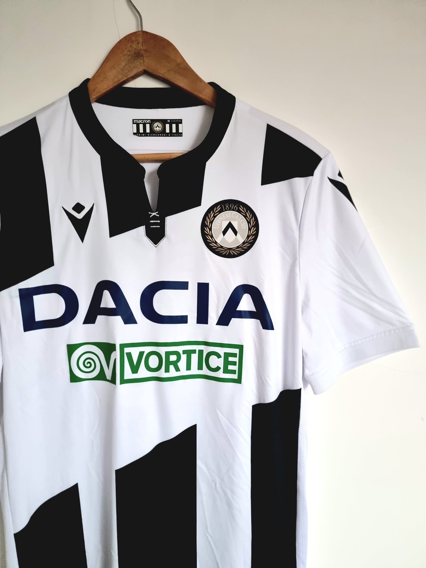 Macron Udinese 19/20 'R. De Paul 10' Player Issue Shirt Medium