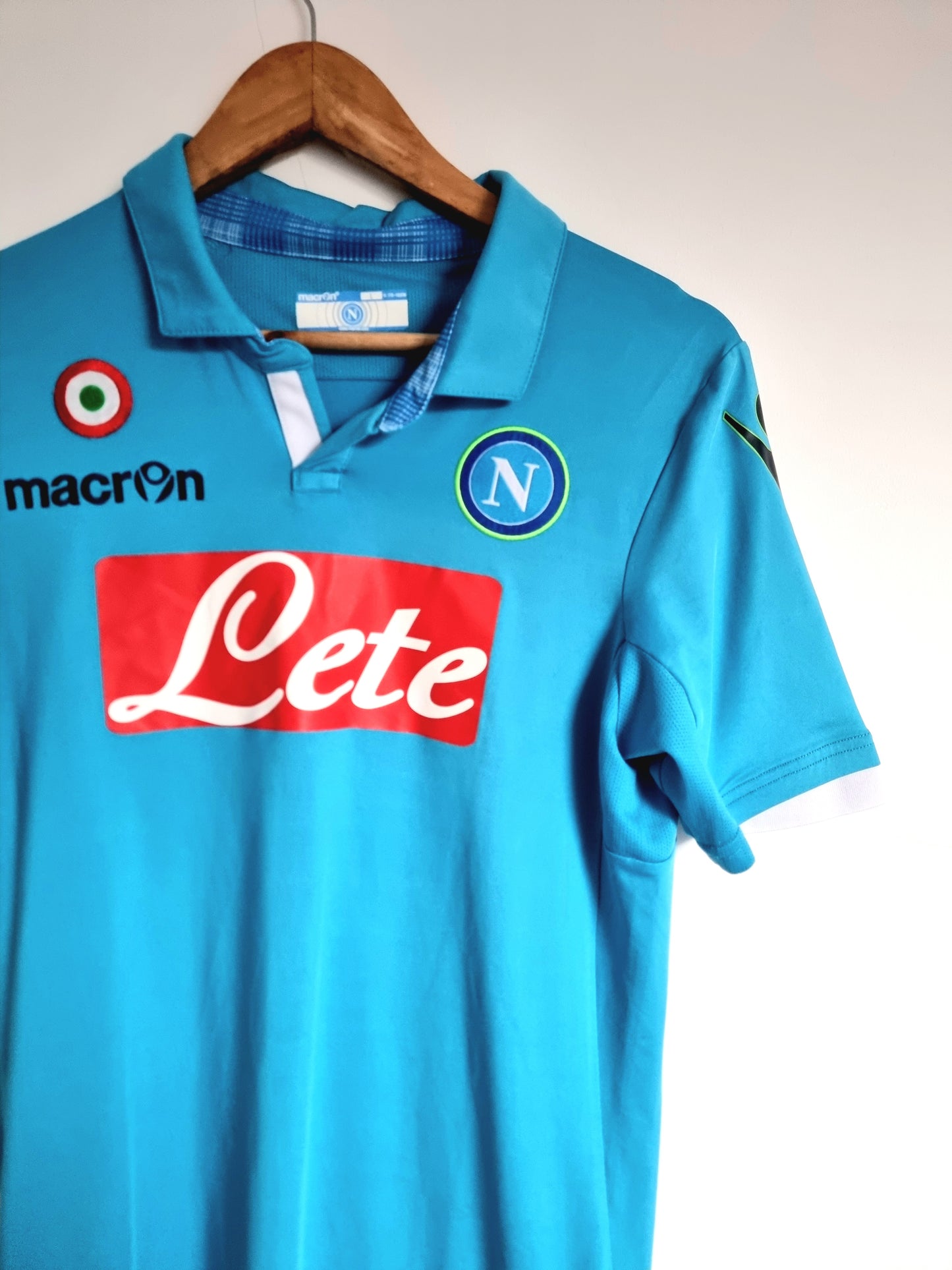 Macron Napoli 14/15 European Home Shirt Large