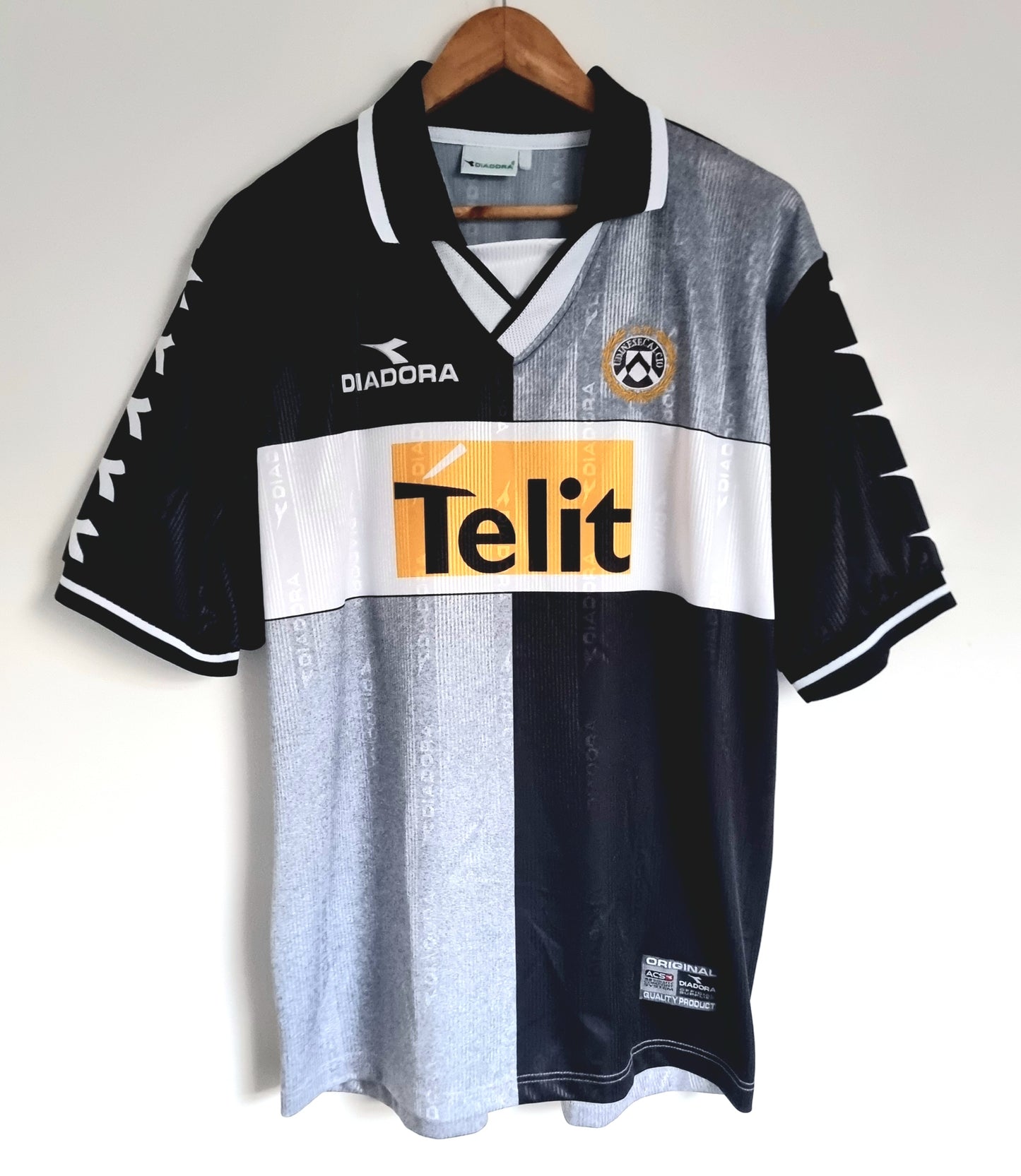 Diadora Udinese 99/00 'Muzzi 20' Third Shirt XL