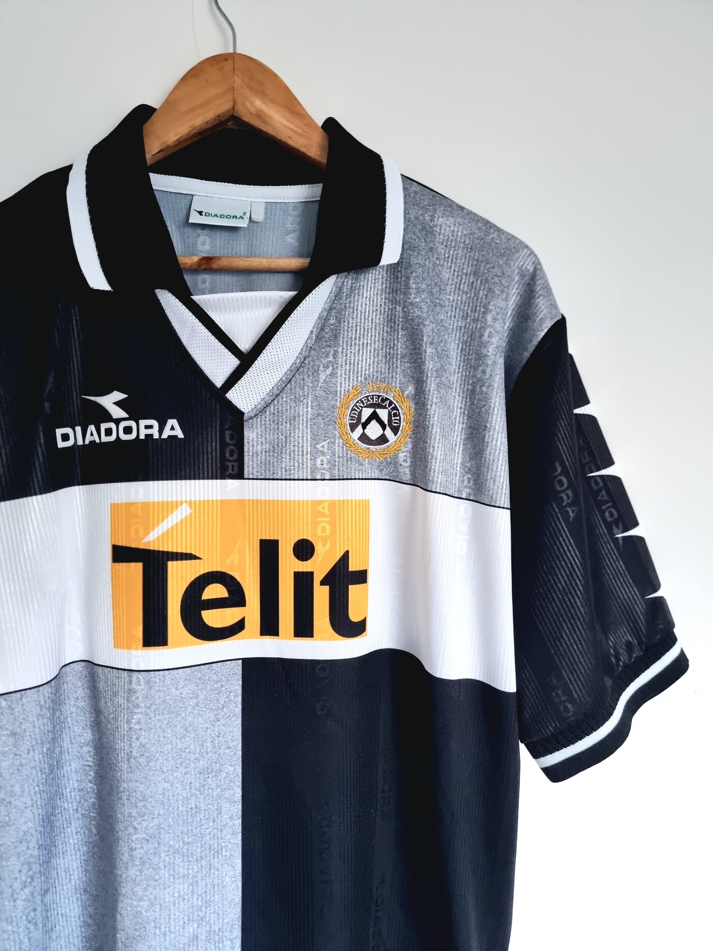 Diadora Udinese 99/00 'Muzzi 20' Third Shirt XL