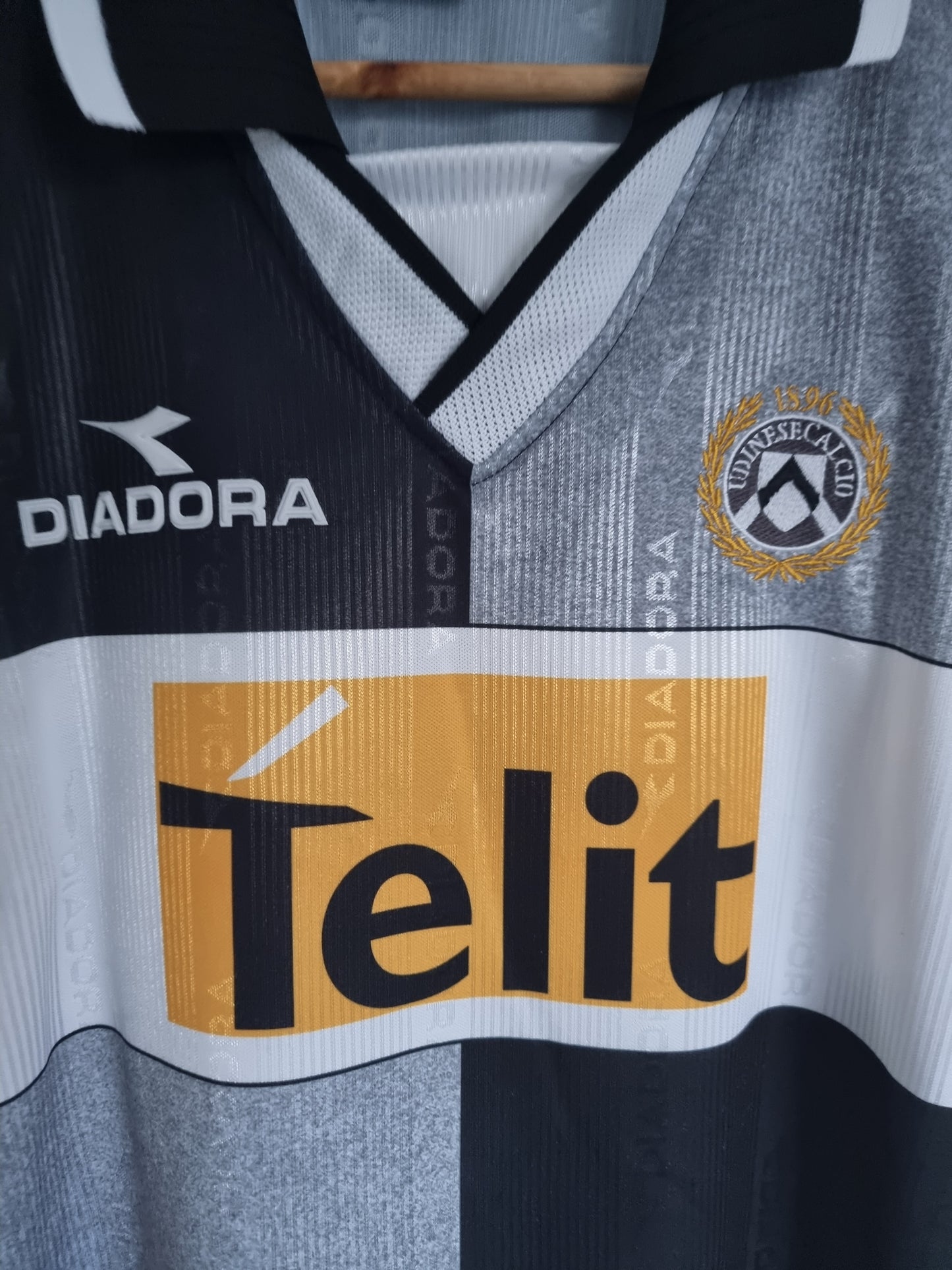 Diadora Udinese 99/00 'Muzzi 20' Third Shirt XL