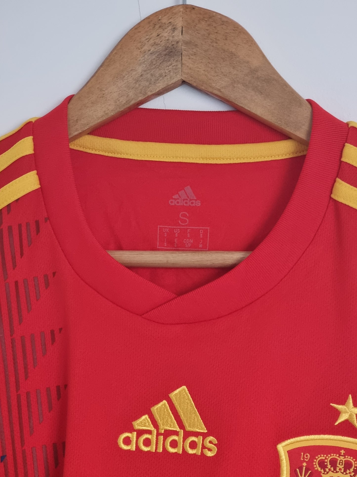 Adidas Spain 18/19 'Iago Aspas 17' Home Shirt Small