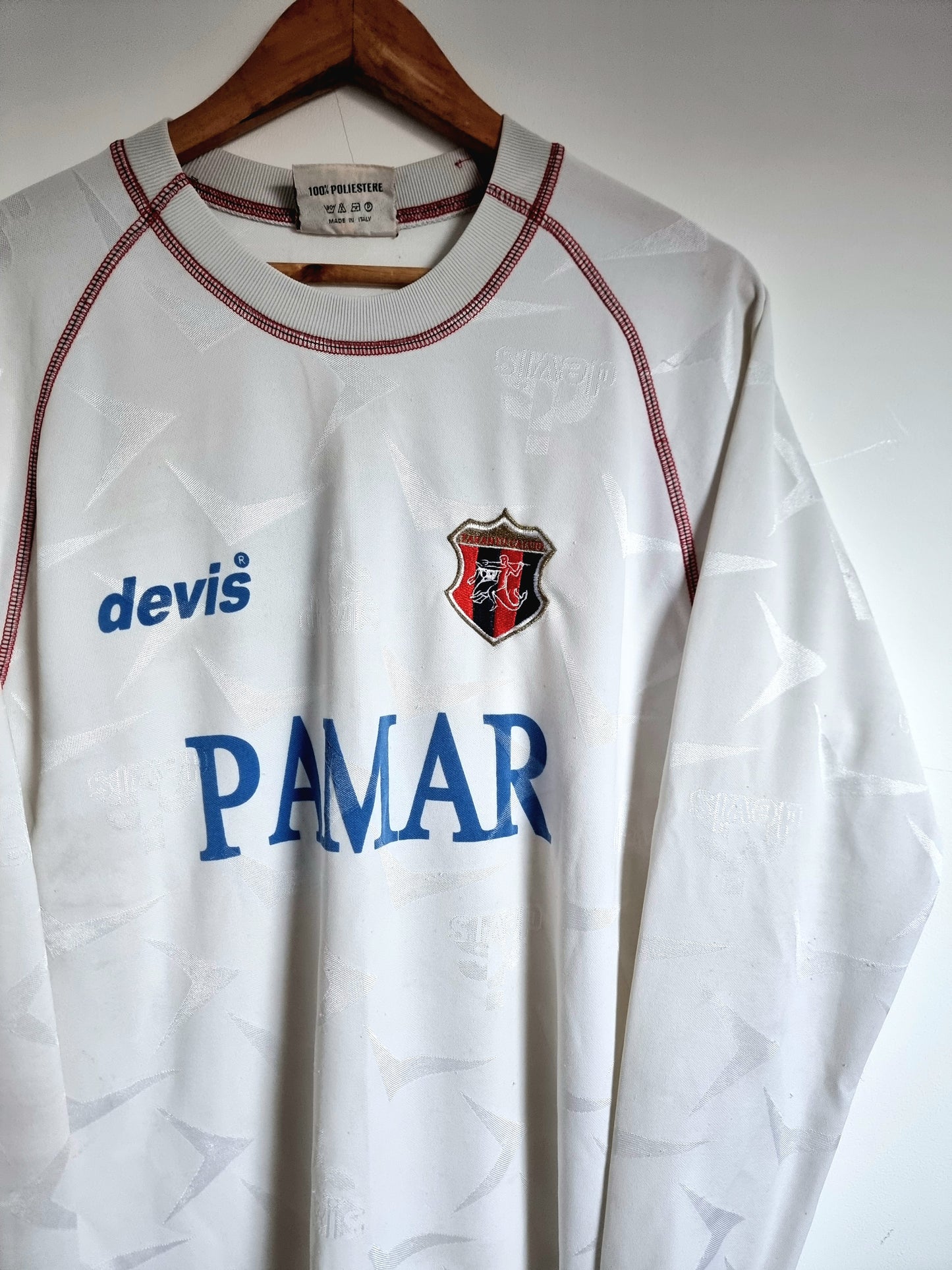 Devis Taranto Calcio 01/02 Match Issue Primavera Long Sleeve Away Shirt XL