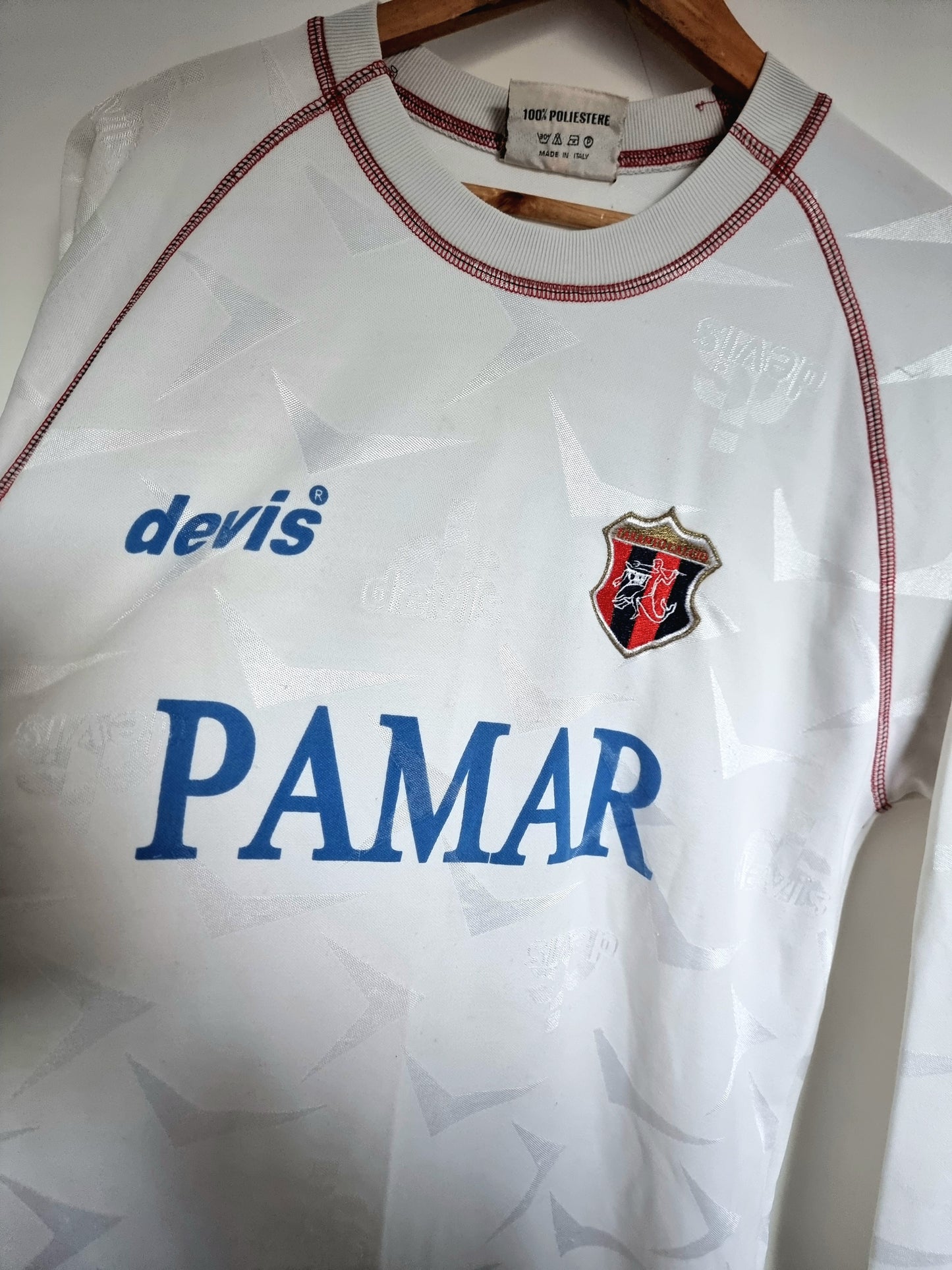 Devis Taranto Calcio 01/02 Match Issue Primavera Long Sleeve Away Shirt XL