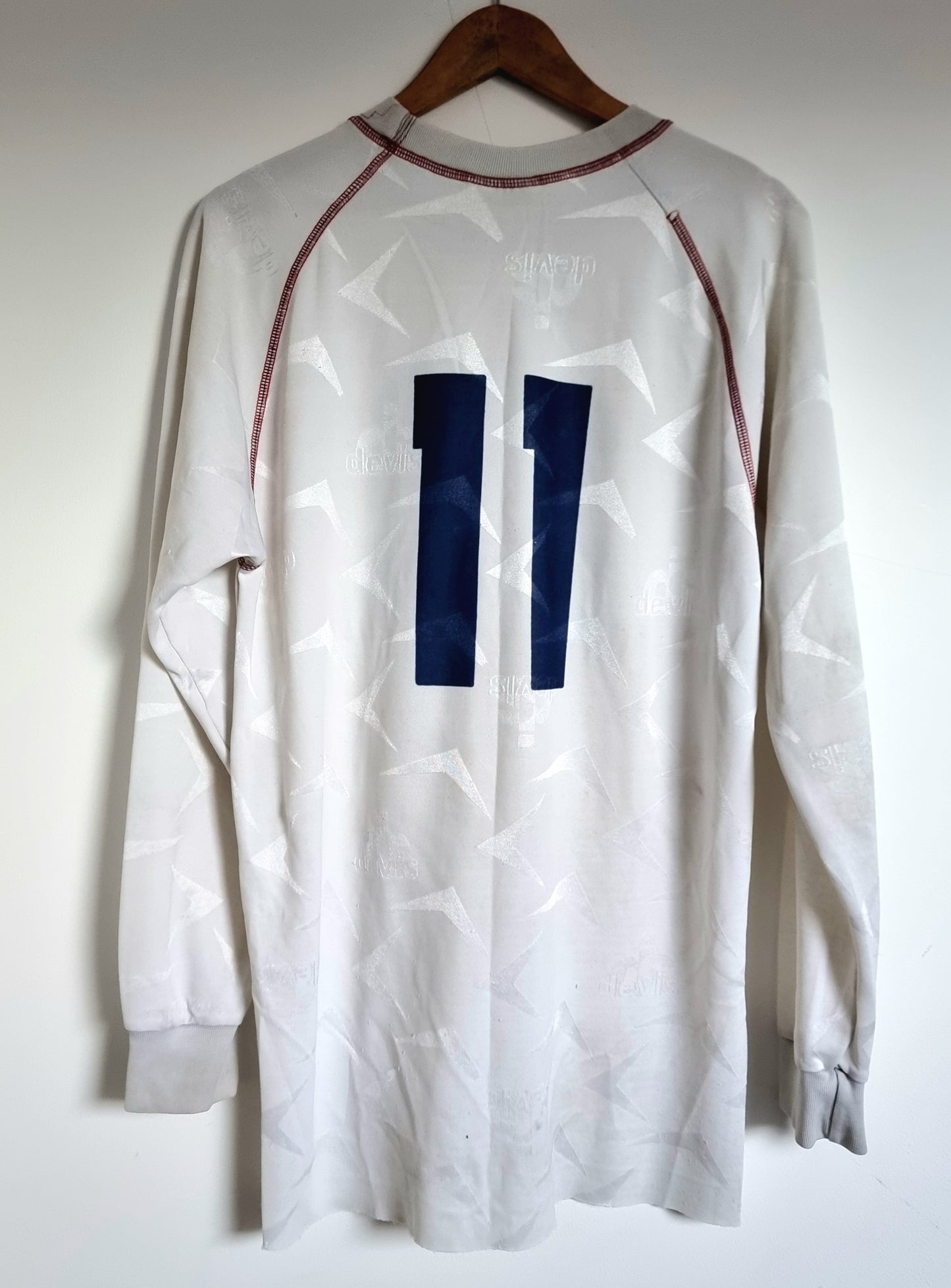 Devis Taranto Calcio 01/02 Match Issue Primavera Long Sleeve Away Shirt XL