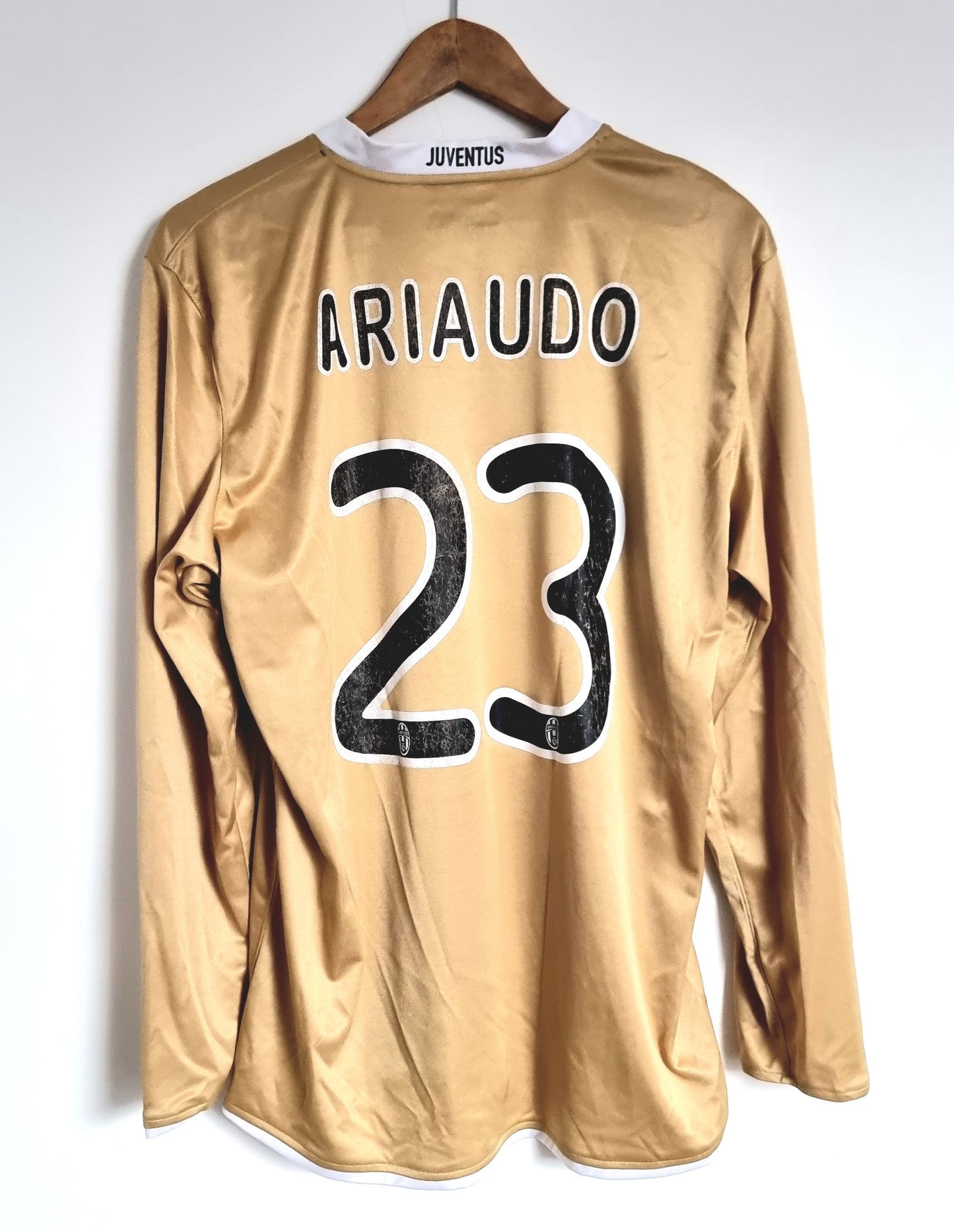 Nike Juventus 09/10 'Ariaudo 23' Long Sleeve Match Issue Away Shirt XL