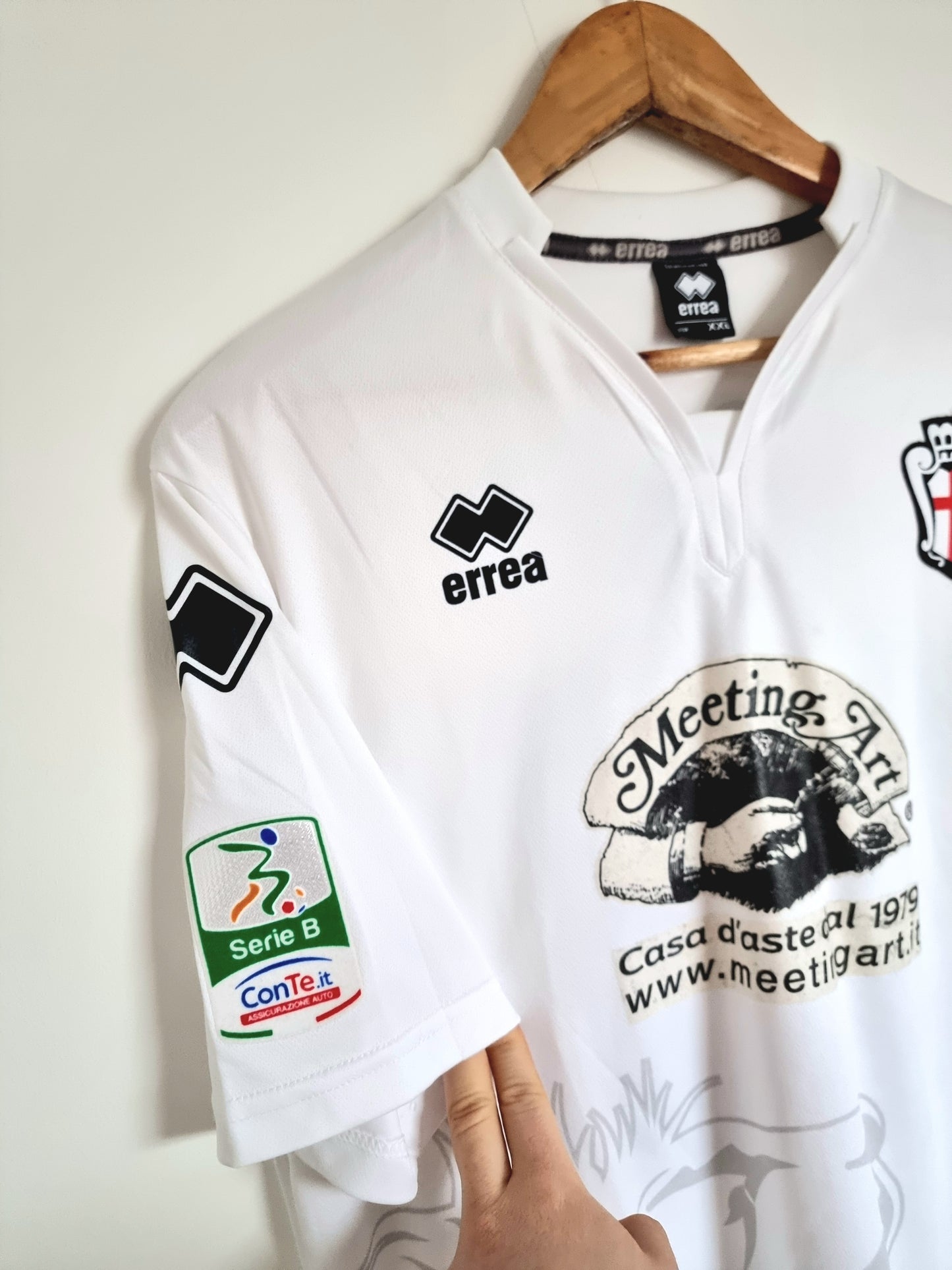 Errea Pro Vercelli 16/17 'Legati 13' Match Issue Home Shirt XXL