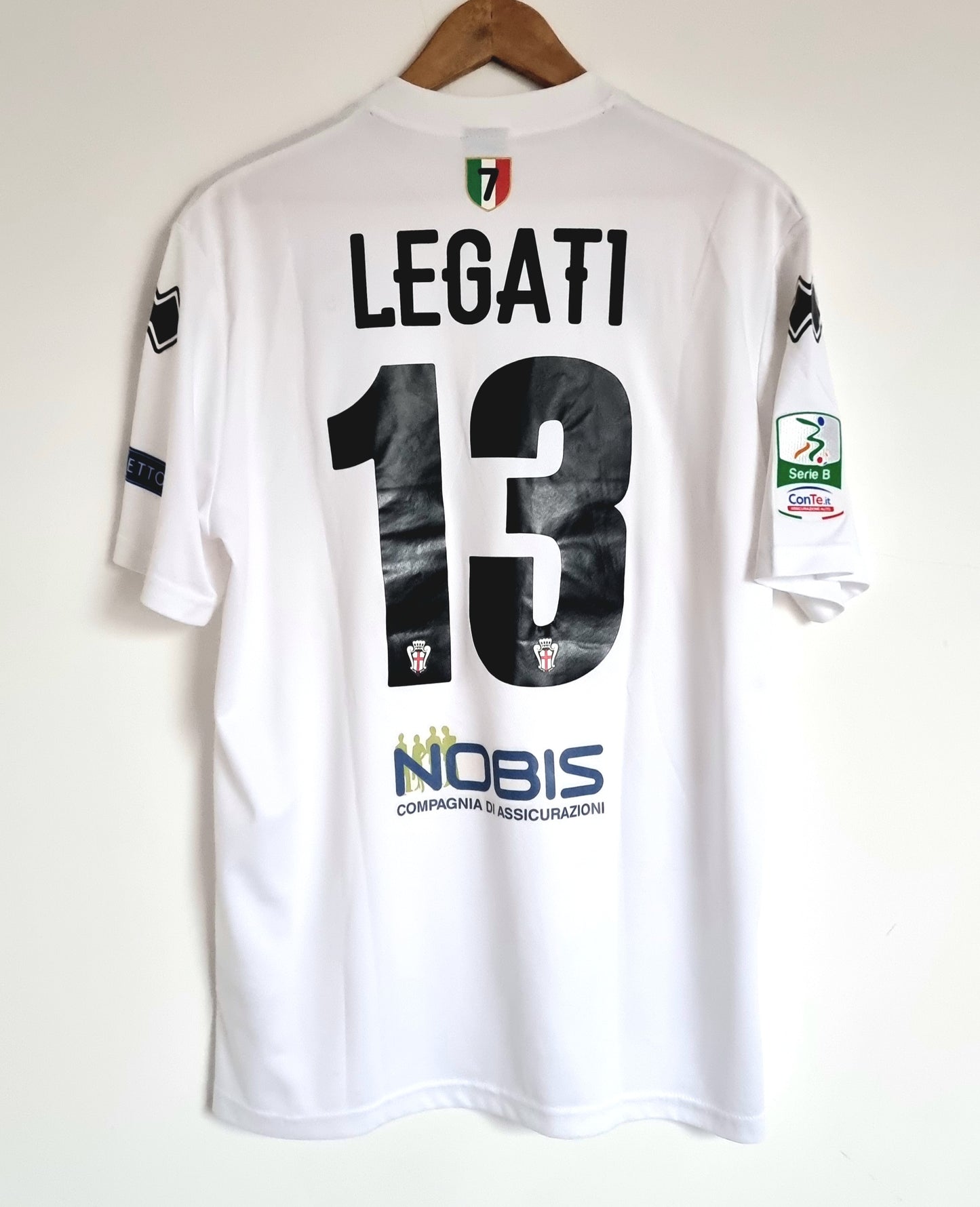 Errea Pro Vercelli 16/17 'Legati 13' Match Issue Home Shirt XXL