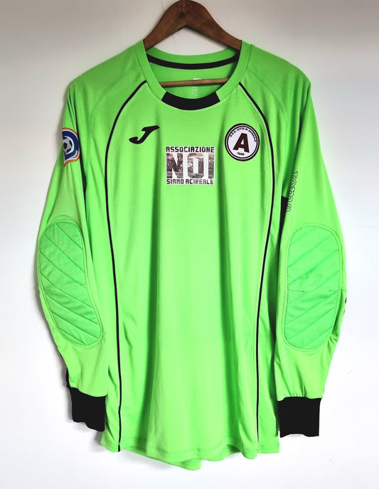 Joma ASD Citta Di Acireale 18/19 Player Issue Long Sleeve Goalkeeper Shirt Large