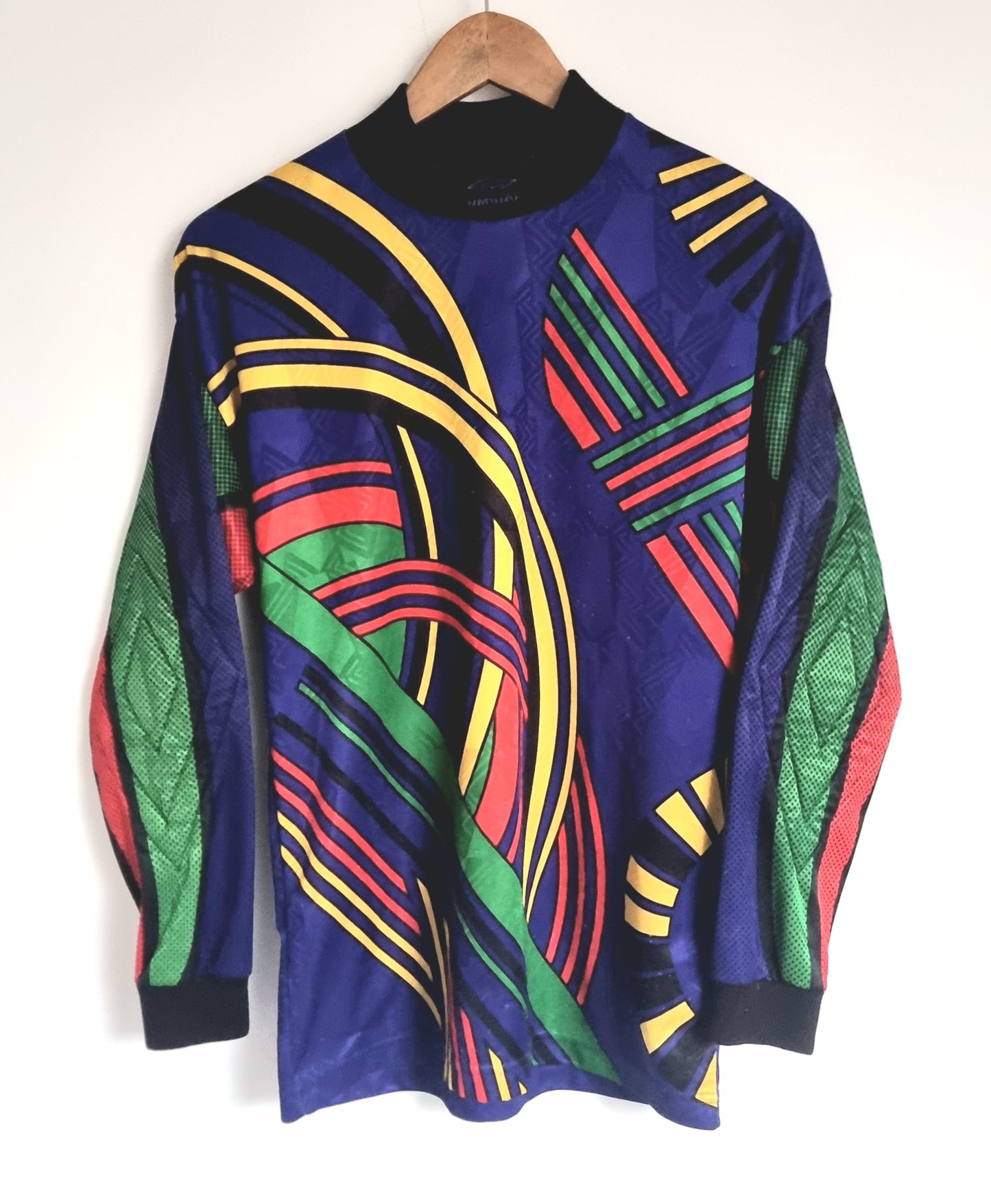 Umbro 1990s Vintage Long Sleeve Goalkeeper Template Small