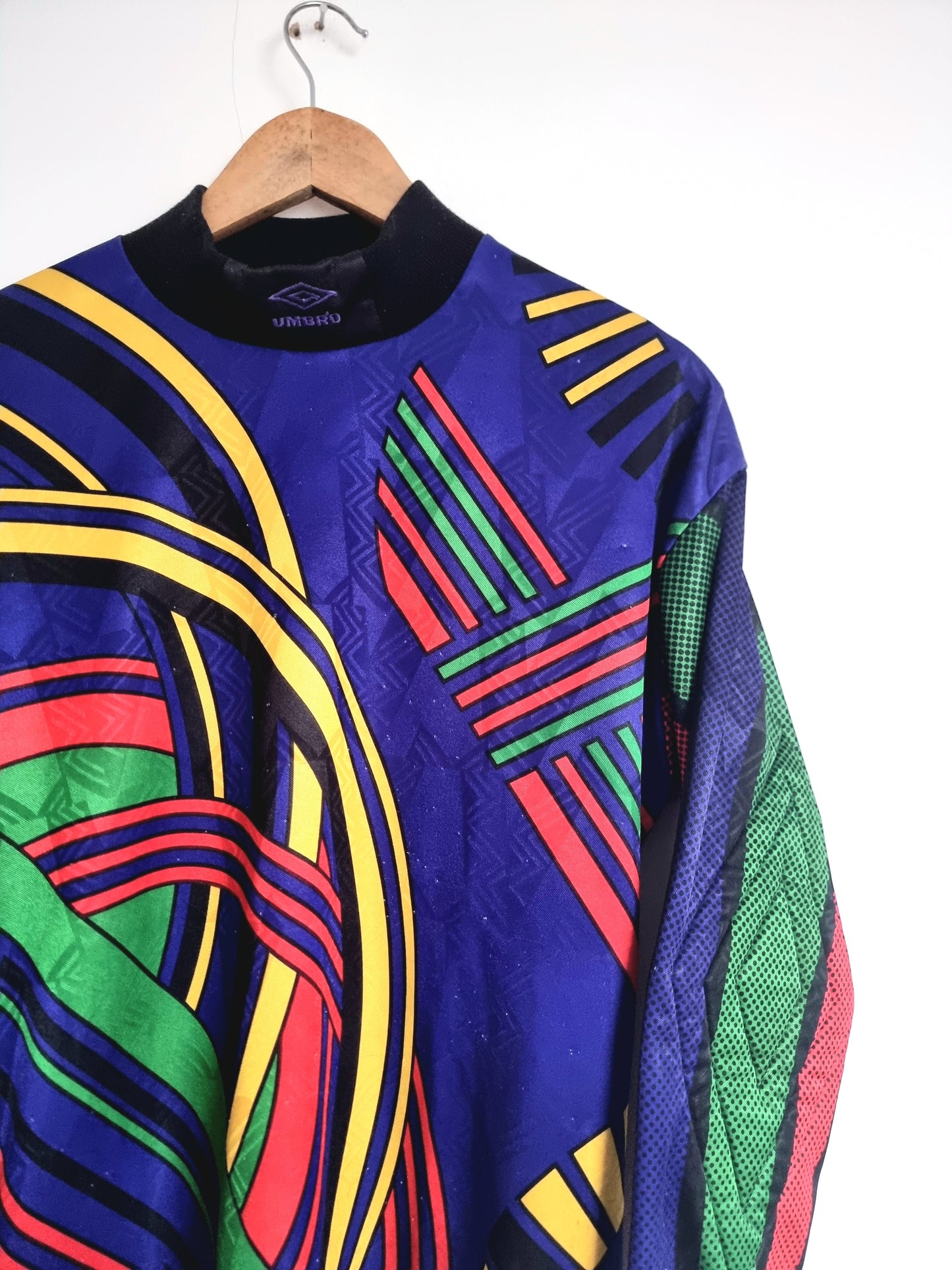 Umbro 1990s Vintage Long Sleeve Goalkeeper Template Small