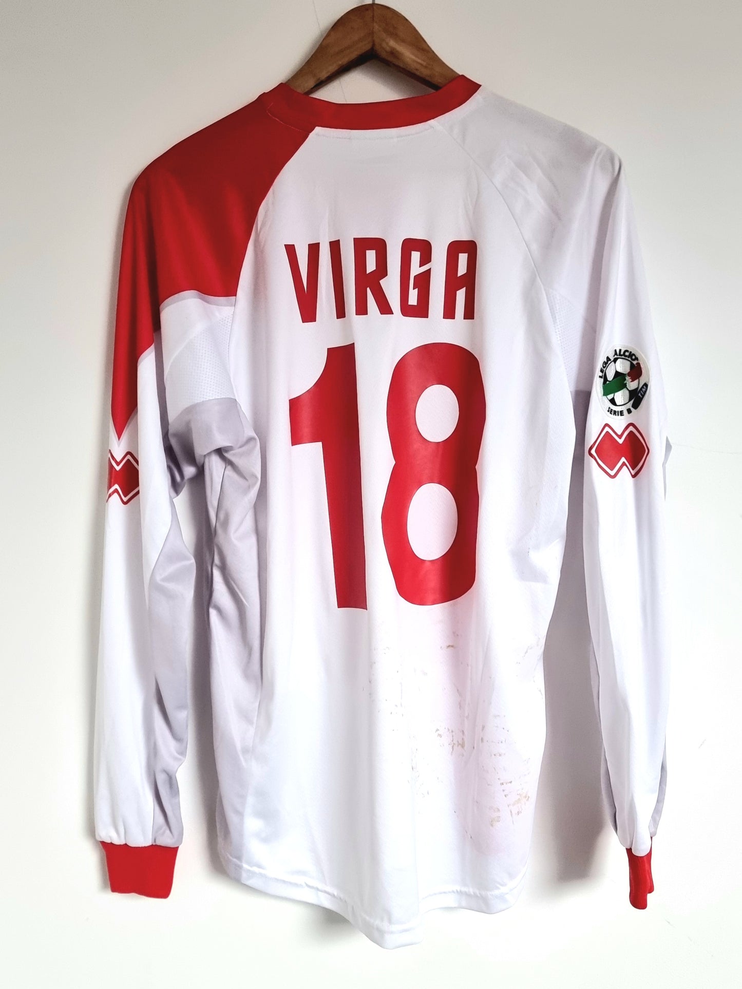 Errea Grosseto 07/08 'Virga 18' Match Issue Long Sleeve Away Shirt XL