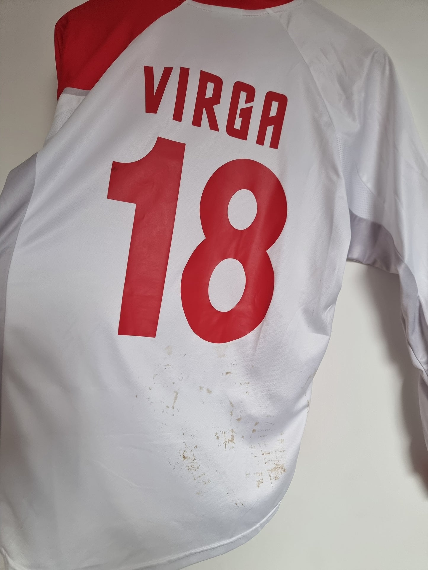 Errea Grosseto 07/08 'Virga 18' Match Issue Long Sleeve Away Shirt XL