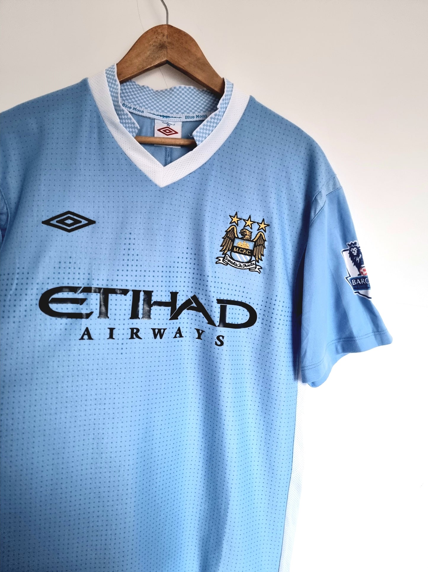 Umbro Manchester City 11/12 'Kompany 4' Home Shirt XL